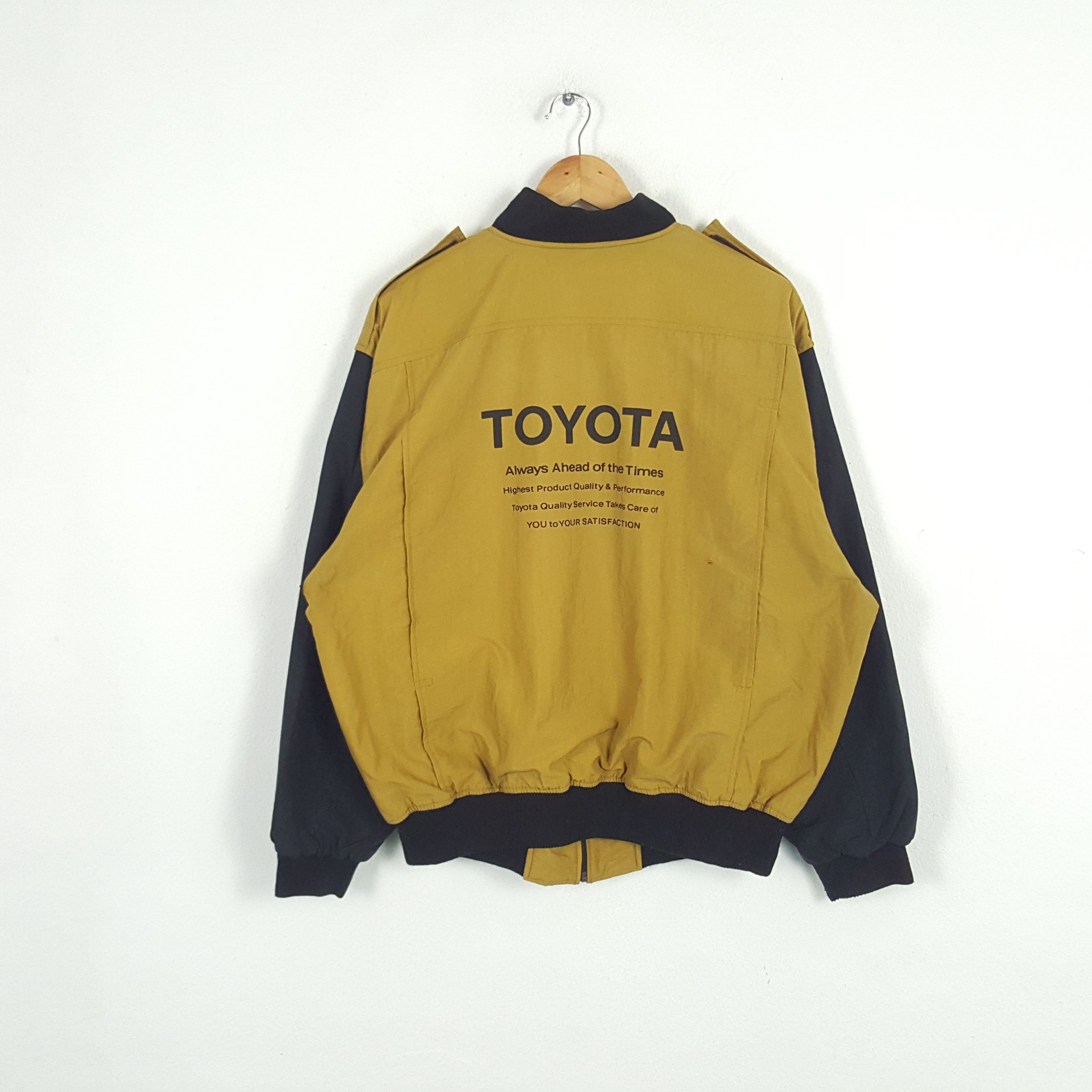 Japanese Brand × Vintage Vintage Toyota Techno Japanese Racing Team Bombers Jacket Size US XL / EU 56 / 4 - 1 Thumbnail