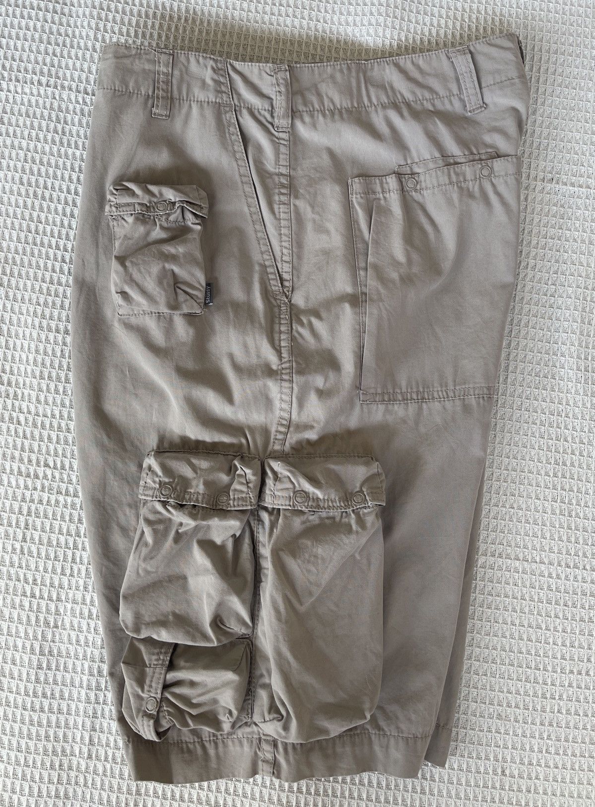 Stussy Vintage 90s 🔥STUSSY🔥3D Pocket Cargo Short Pants Size US 34 / EU 50 - 6 Thumbnail