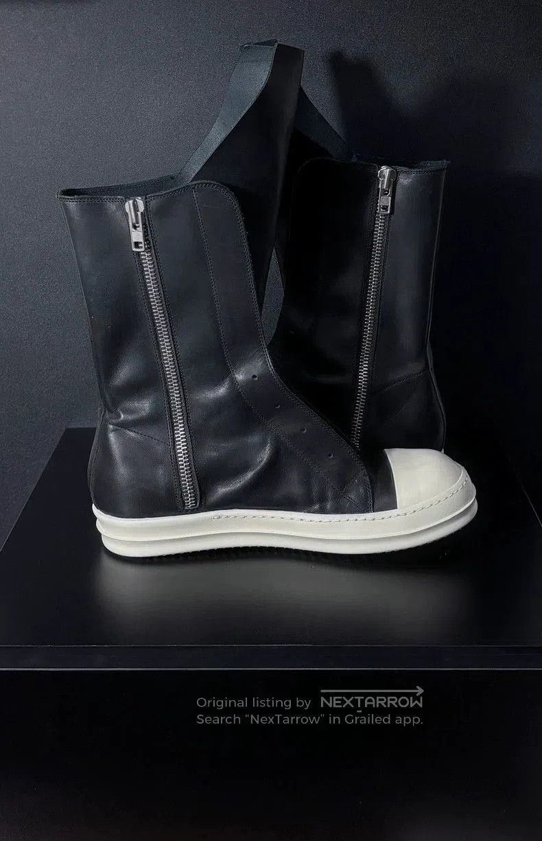 Rick Owens Rick Owens Ro Main Line Leather Long Tongue Chuck Taylor Bo Size US 7.5 / EU 40-41 - 5 Thumbnail
