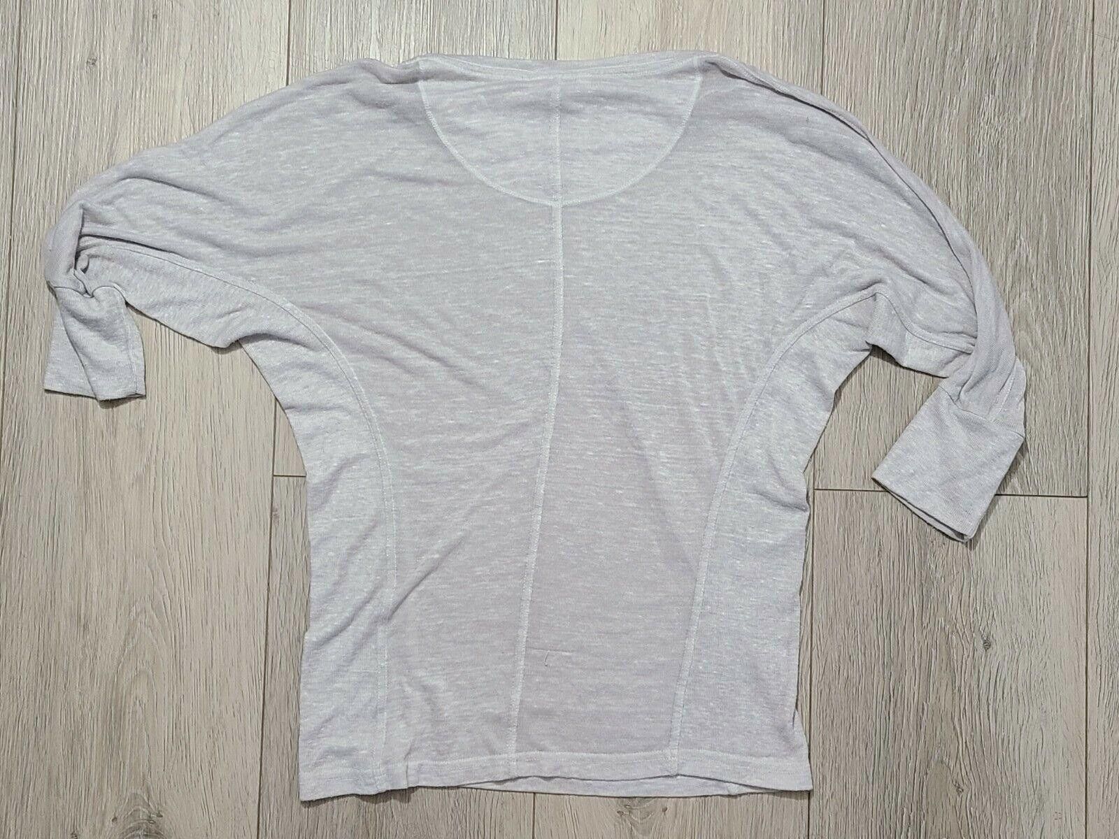 Lucky Brand Lucky Lotus Shirt Small 3/4 Sleeve Grey Yoga Size S / US 4 / IT 40 - 5 Thumbnail