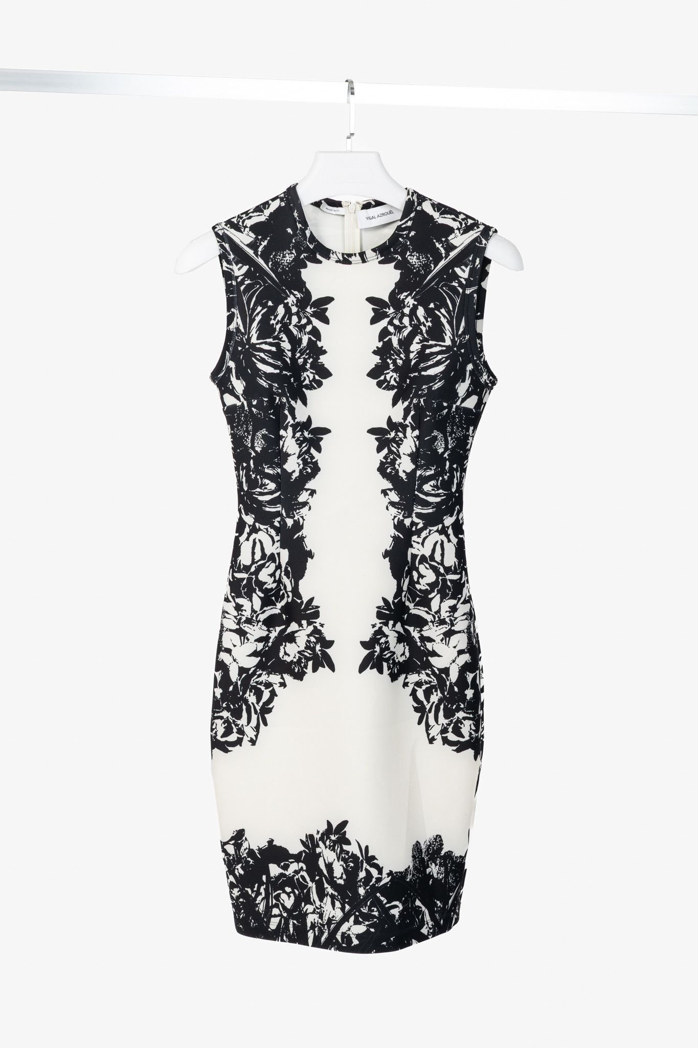 Yigal Azrouel Yigal Azrouel Jet Multi Floral Print Scuba Sheath Dress Size S / US 4 / IT 40 - 1 Thumbnail