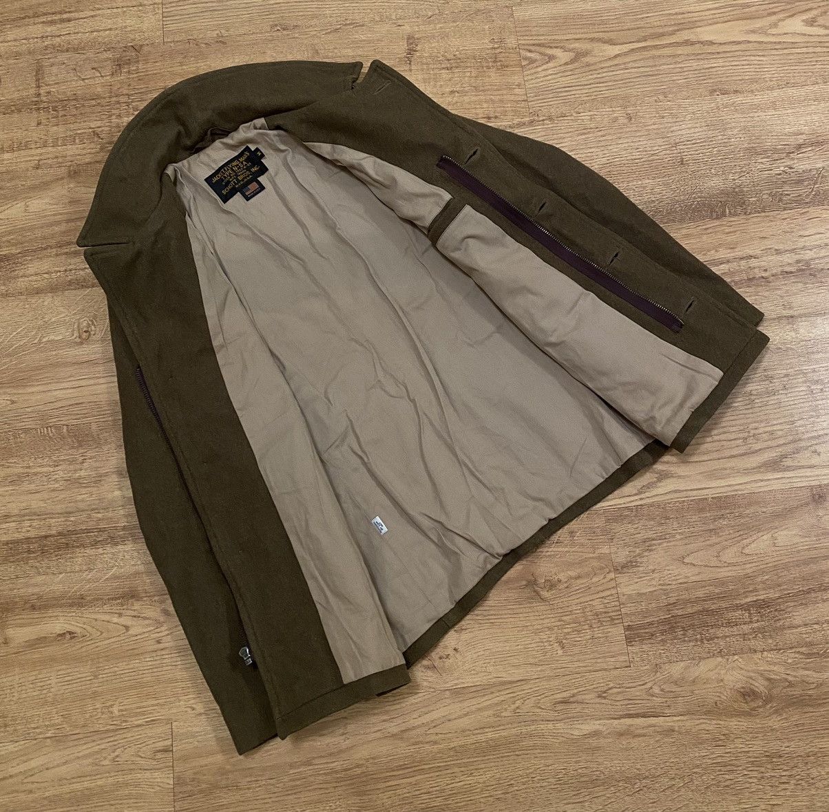 Schott Schott USA Wool Flying Jacket N-5A x Vintage Size US M / EU 48-50 / 2 - 5 Thumbnail