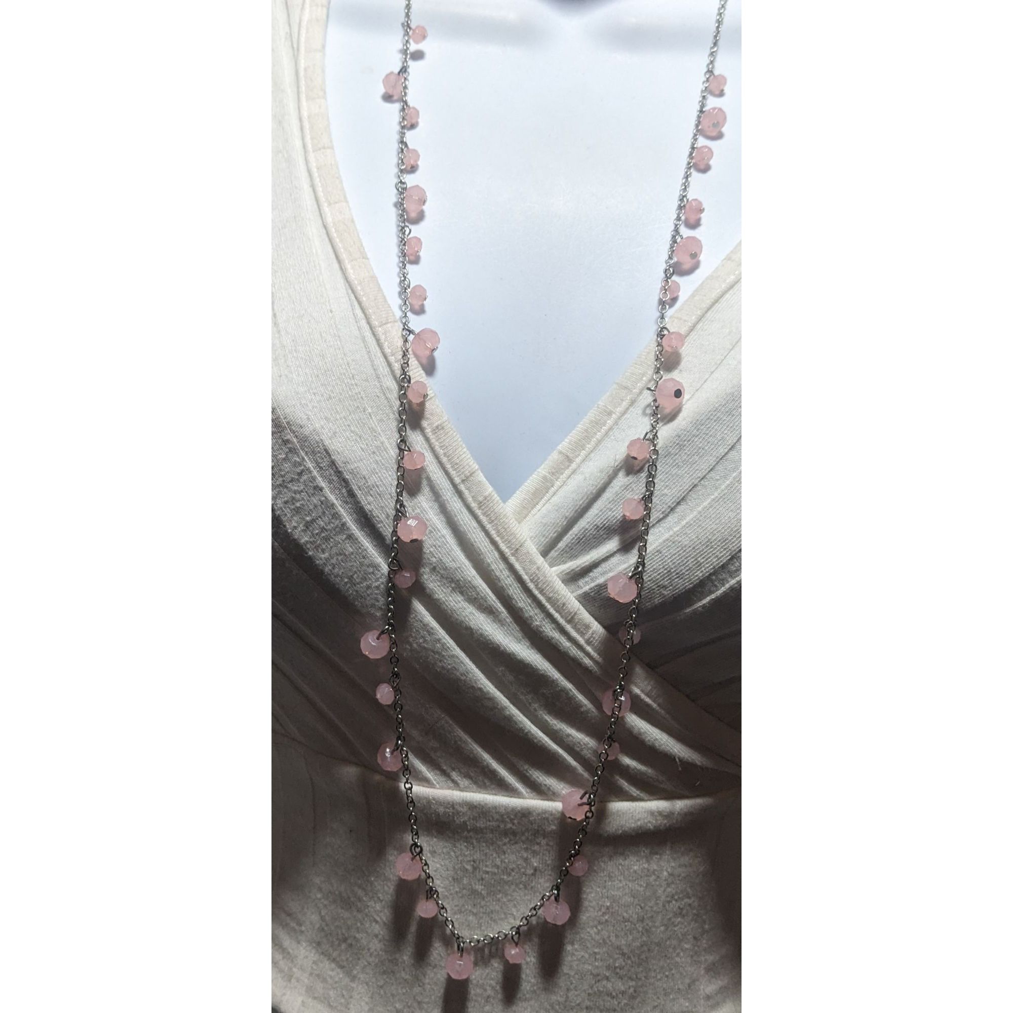 Other Charming Charlie Pink And Silver Necklace Size ONE SIZE - 7 Thumbnail
