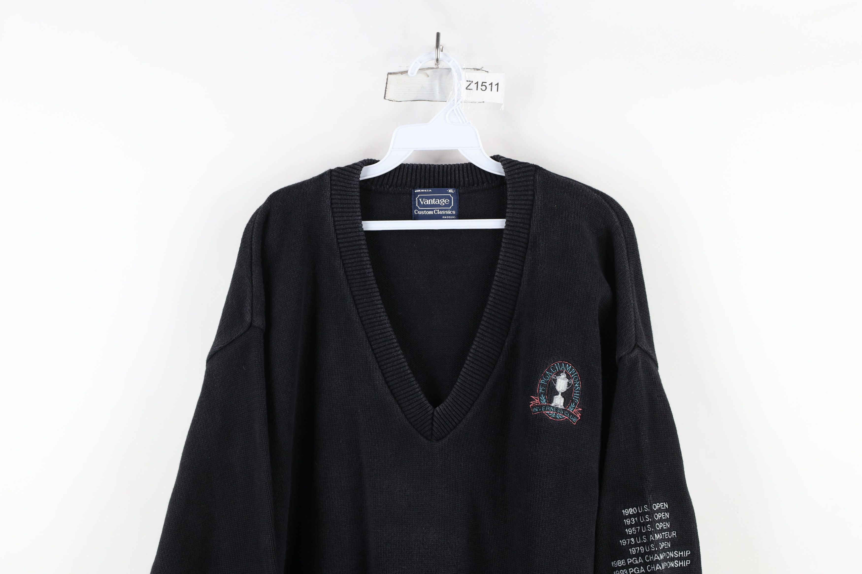 Vintage Vintage 90s PGA Championship Inverness Club Knit Sweater USA Size US XL / EU 56 / 4 - 2 Thumbnail