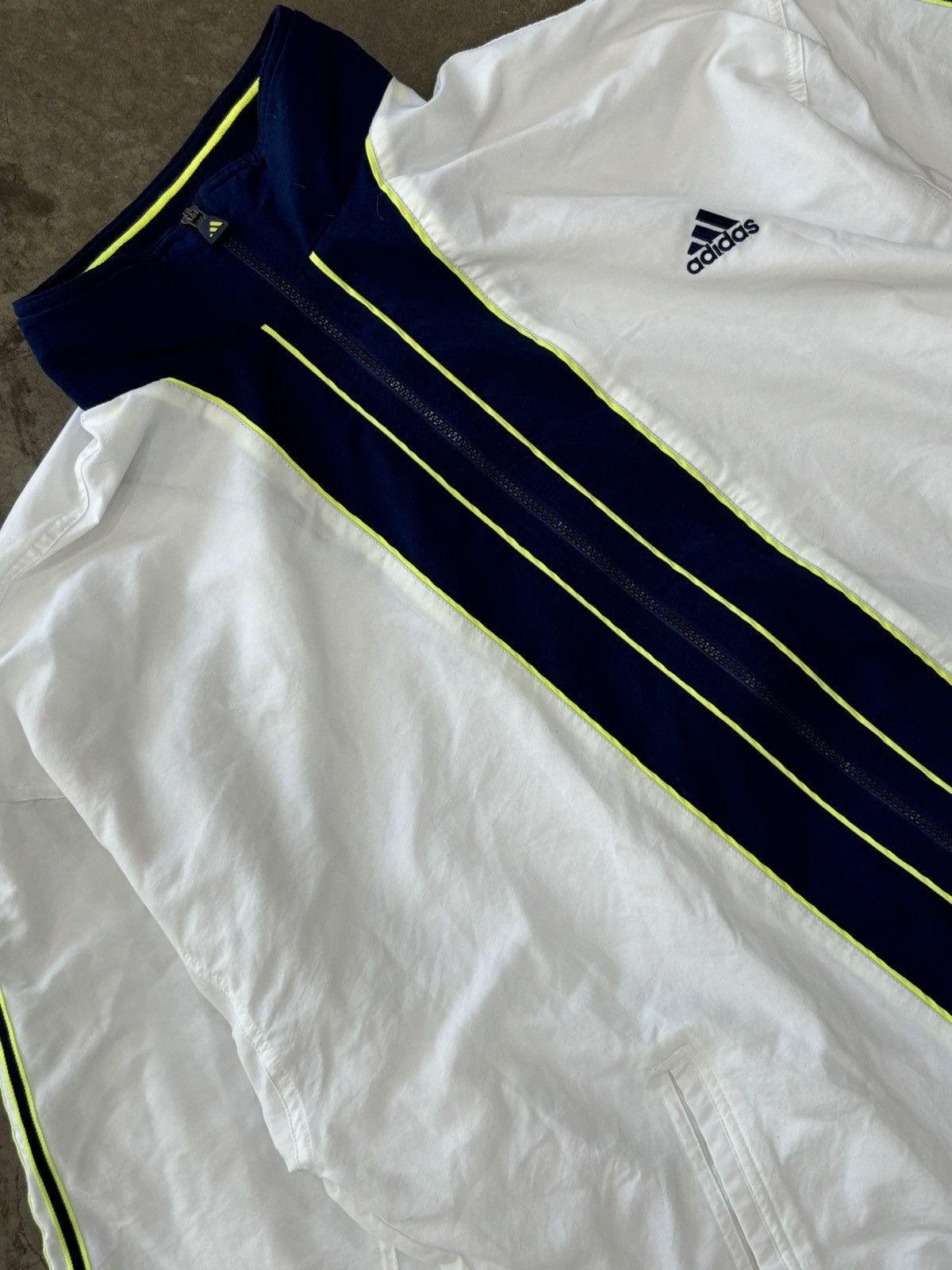 Adidas × Vintage Vintage Adidas 90s Three Stripe Jacket XL Size US XL / EU 56 / 4 - 1 Thumbnail