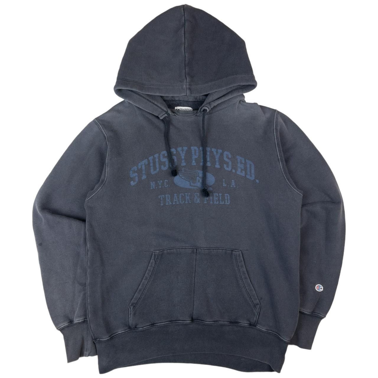 中古 STUSSY × Champion World Tour Hoodie Stussy World Tour Hoodie | Grailed