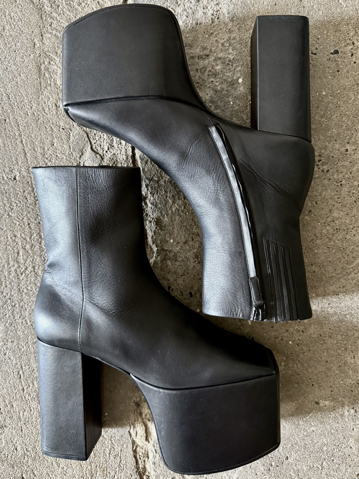 Balenciaga Balenciaga - Demna - FW16 - Runway Platform Boots -Calf Skin Size US 8 / IT 38 - 7 Thumbnail