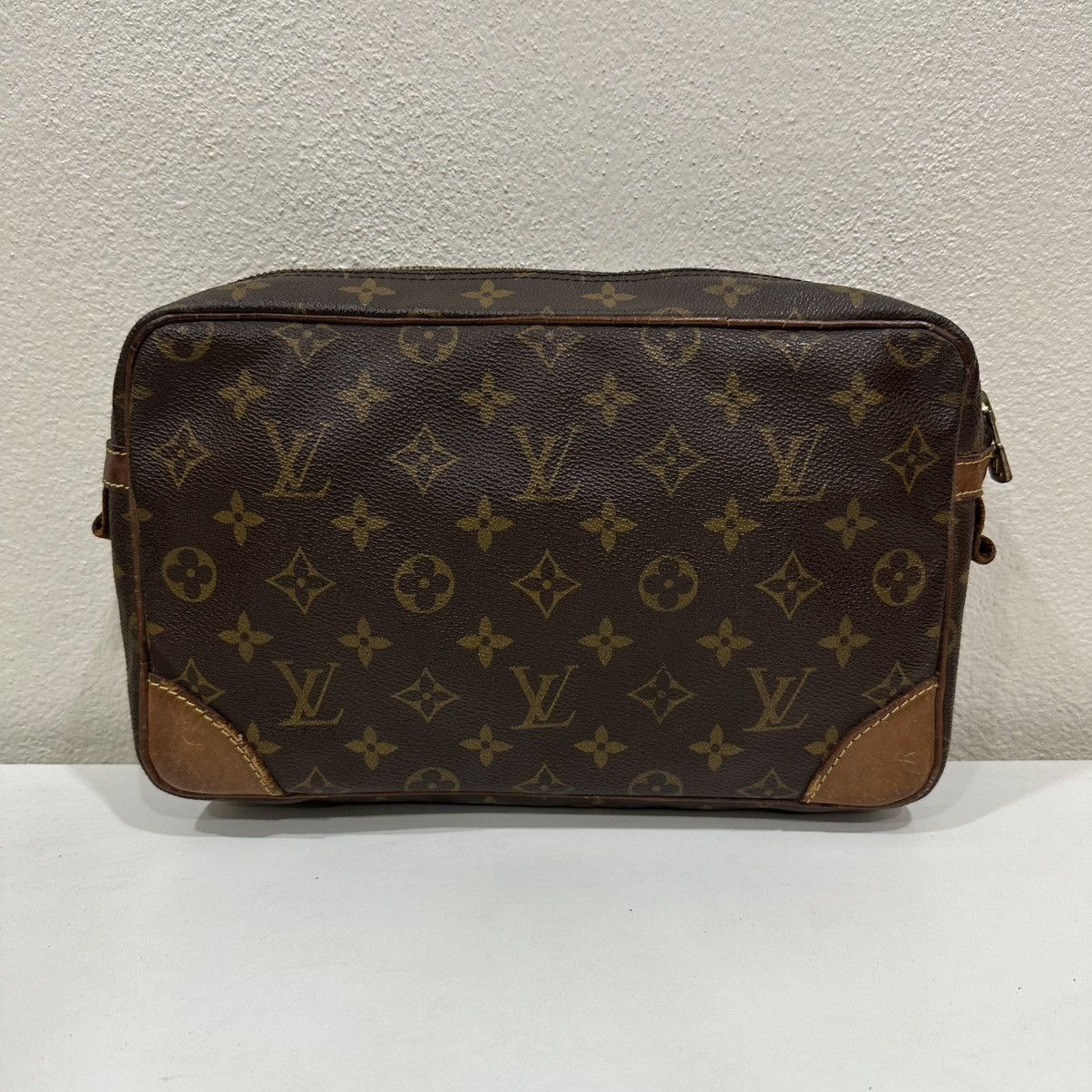 Louis Vuitton LOUIS VUITTON COMPIENGE 28 MONOGRAM CLUTCH BAG Size ONE SIZE - 3 Thumbnail