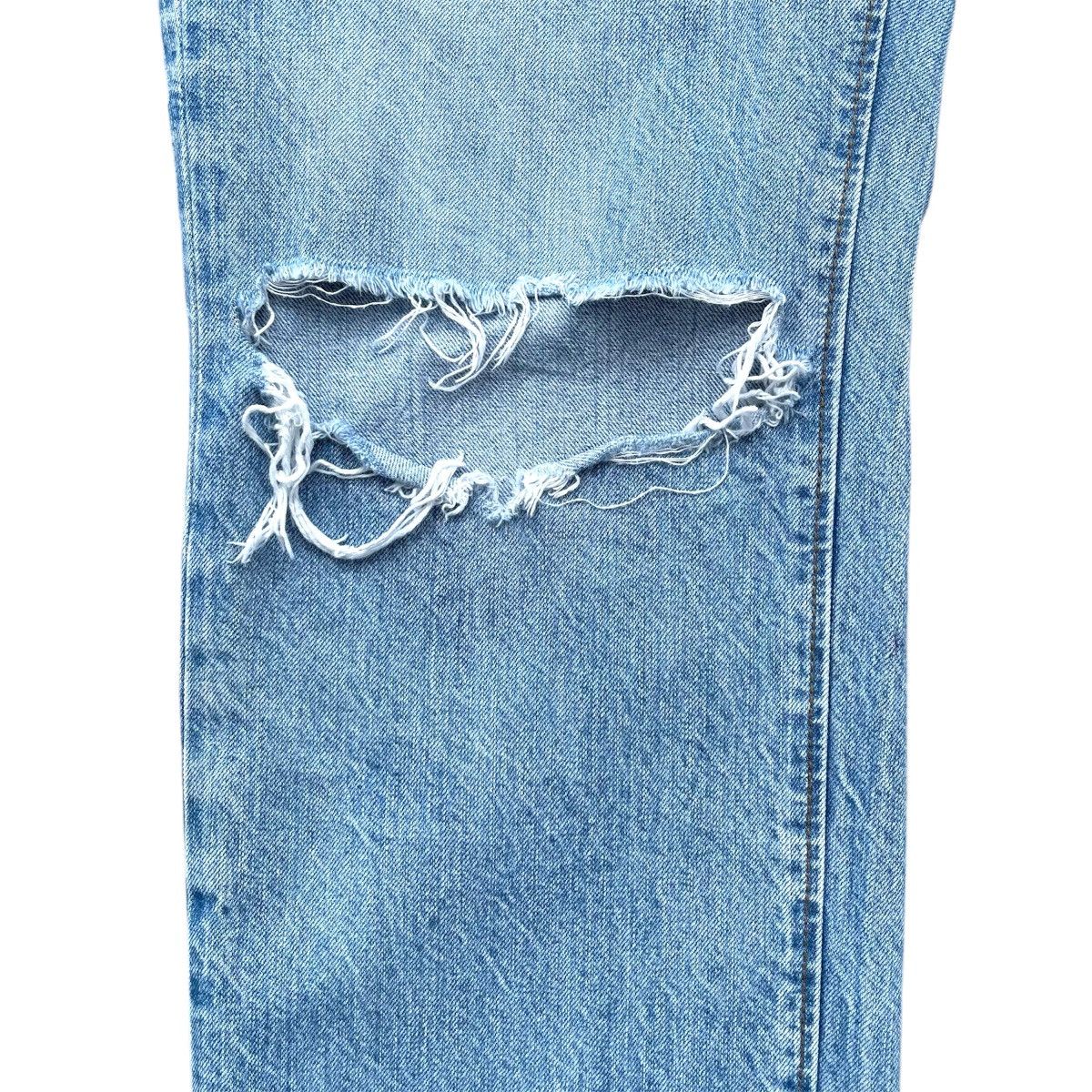 Jean 🔥 Gu Jeans Light Blue Distressed Denim W29 🔥 Size US 29 - 5 Thumbnail