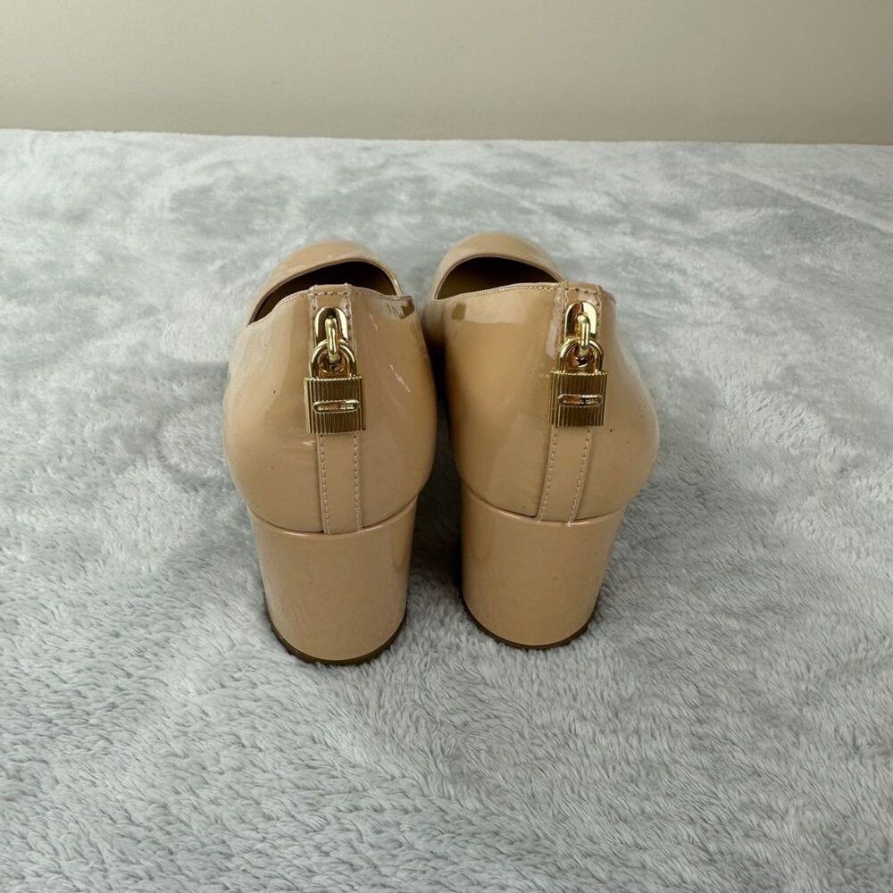 Michael Kors Michael Kors Beige Leather Round Tip Shoes Women's Size 8.5 Size US 8.5 / IT 38.5 - 4 Thumbnail