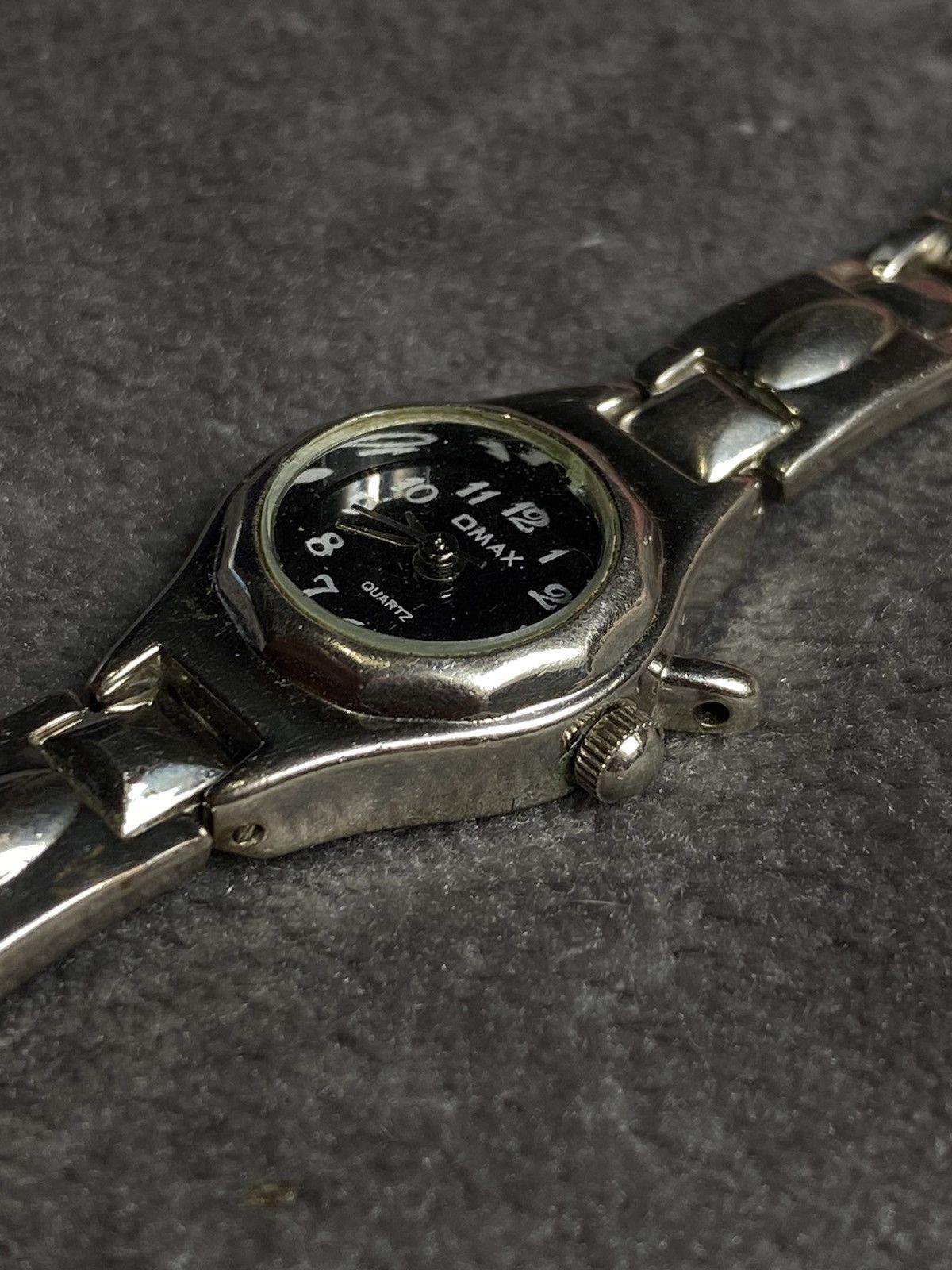 Vintage Futuristic Vintage Japan Omax Silver Watch - Work 100% Size ONE SIZE - 3 Thumbnail