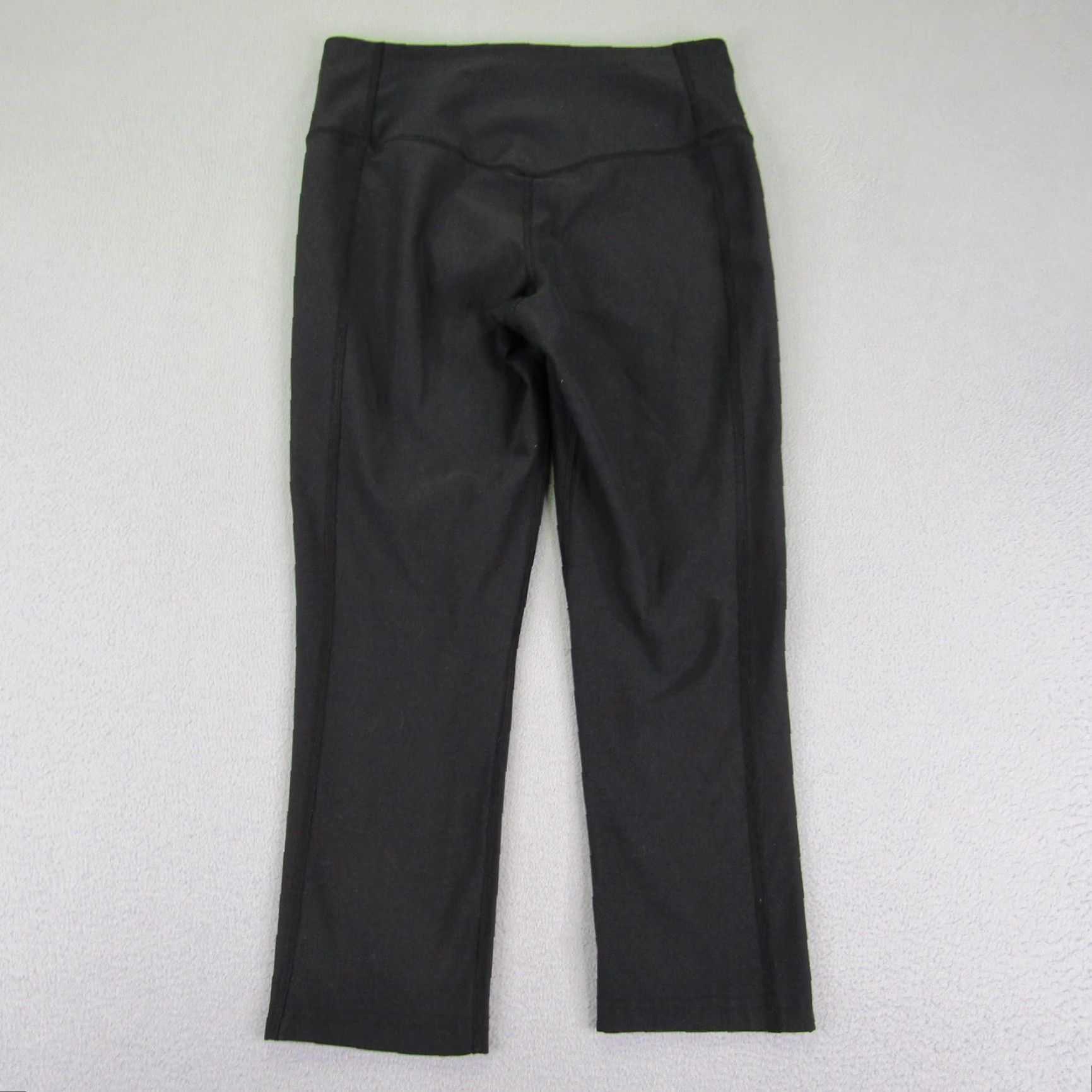 Nike Nike Dri-FIT Leggings Womens XS Black Cropped Athletic Pockets 18.5in Inseam Cropped Lightweight Stretch Breathable Gym & Training Size 26" / US 2 / IT 38 - 3 Thumbnail