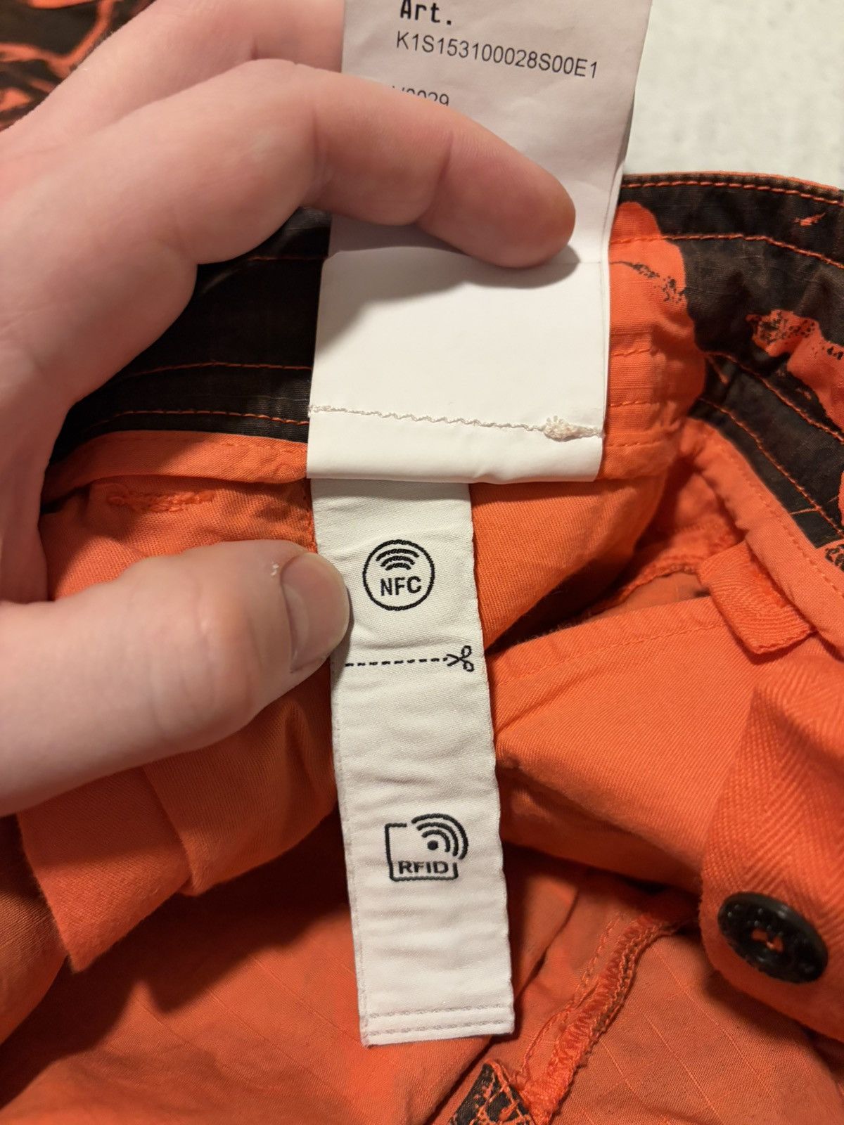 Stone Island Stone Island Scan Camo On Stretch Ripstop-OVD Trousers Size US 30 / EU 46 - 13 Thumbnail