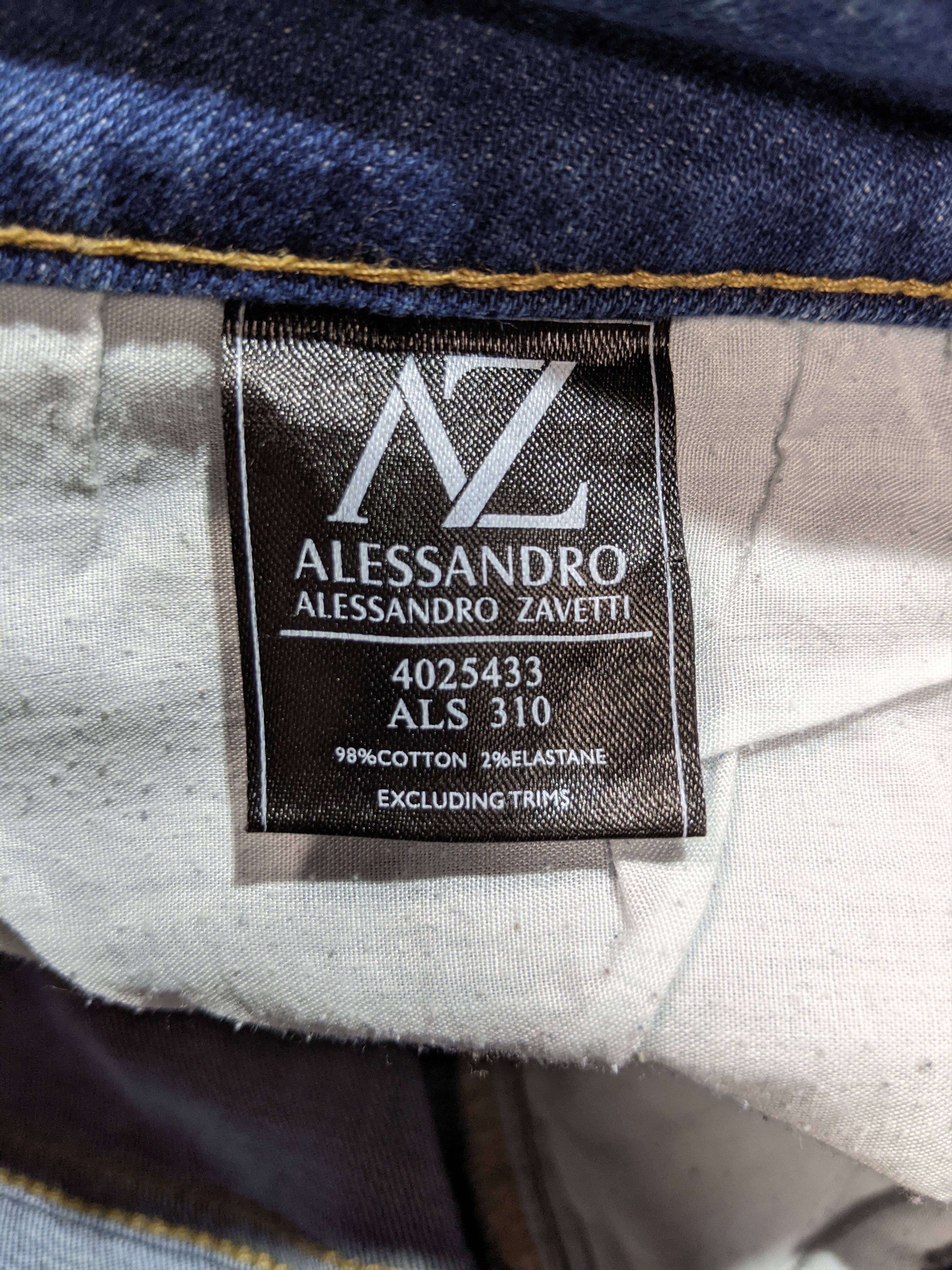 Japanese Brand ALESSANDRO ZAVETTI JEANS Men's Size W36 L32 Size US 36 / EU 52 - 10 Thumbnail