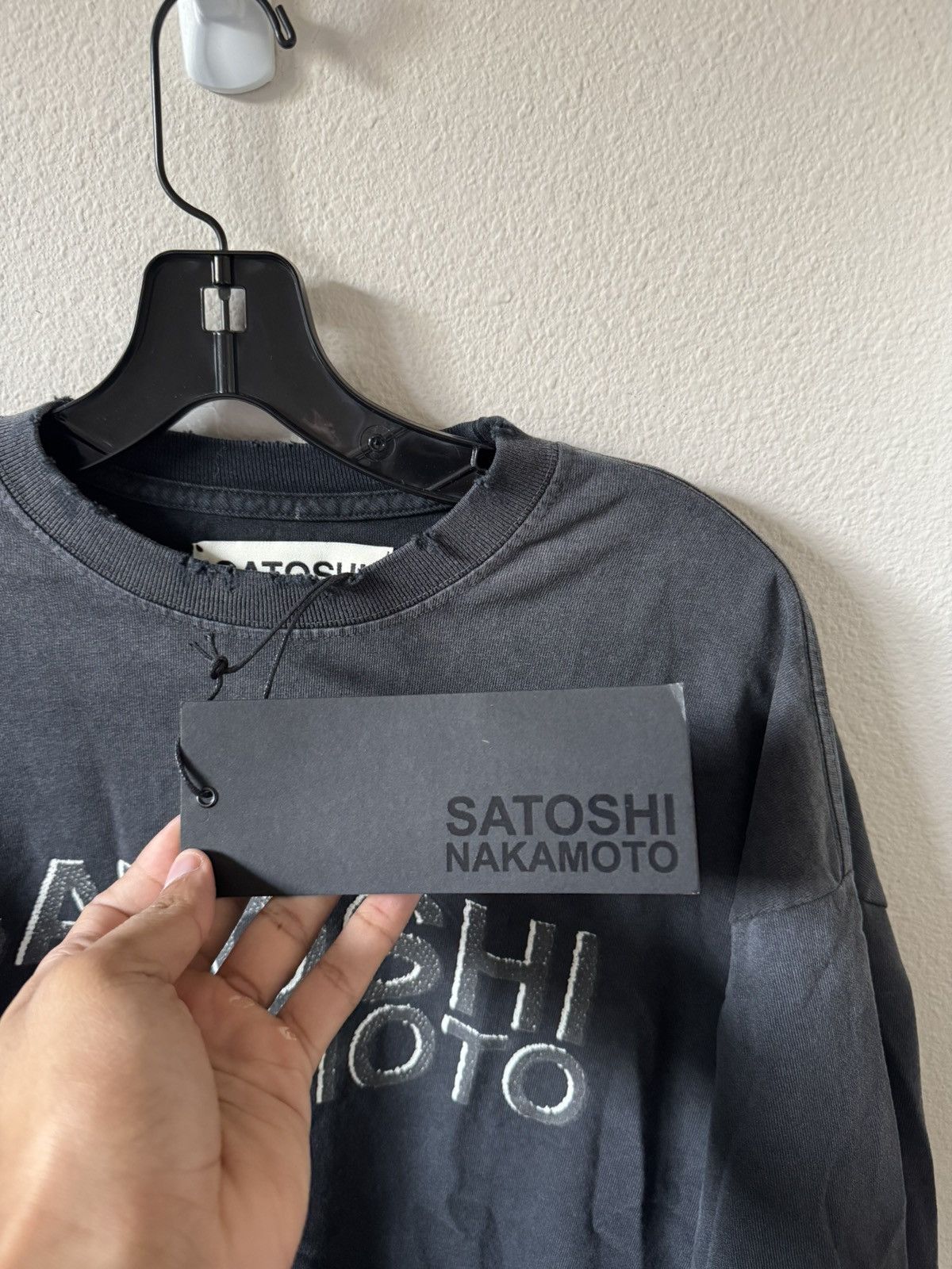 Satoshi Nakamoto Satoshi Nakamoto Shadow Logo T-shirt Size US XXL / EU 58 / 5 - 5 Thumbnail