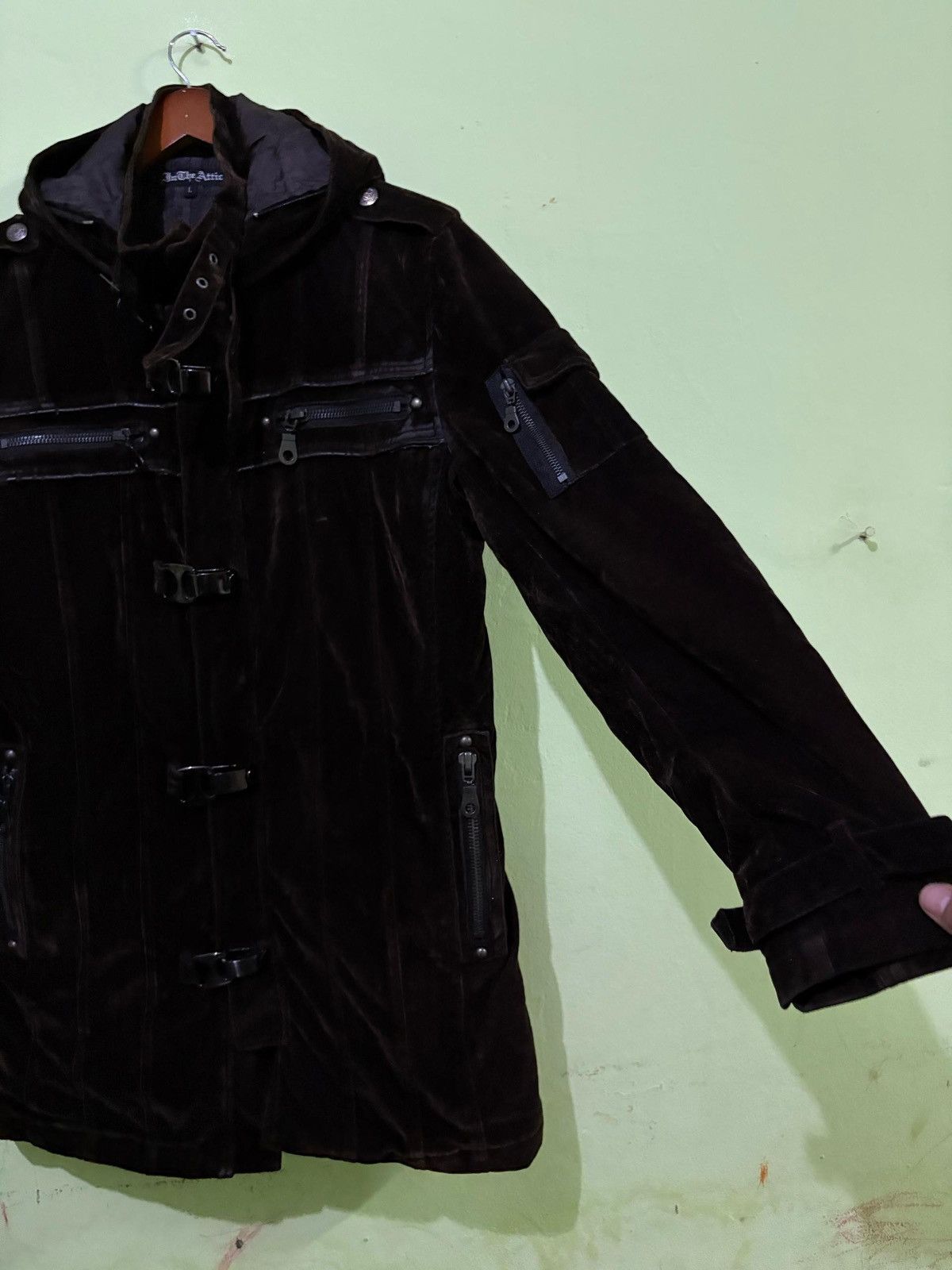 If Six Was Nine Rare In The Attic Velvet Parka Jacket Inspired LGB Size US L / EU 52-54 / 3 - 3 Thumbnail