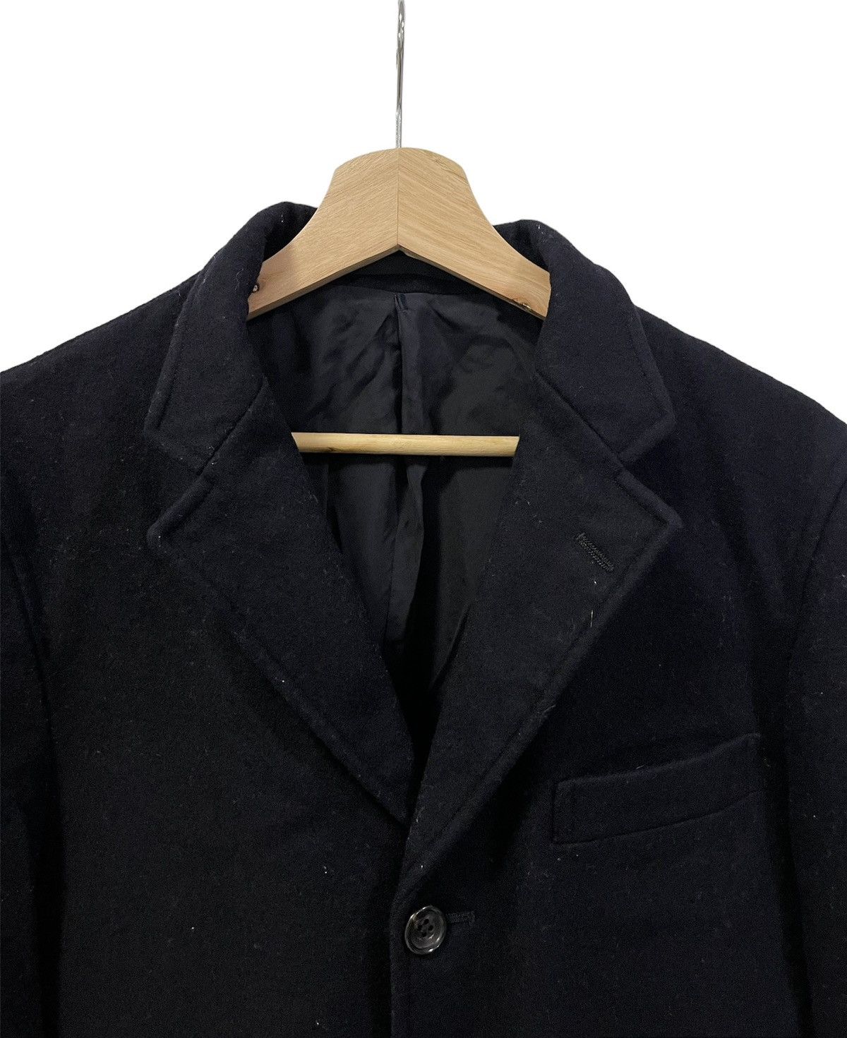 Comme des Garcons AD2001 Comme Des Garcons Homme Wool Coat Jacket Size US S / EU 44-46 / 1 - 2 Thumbnail