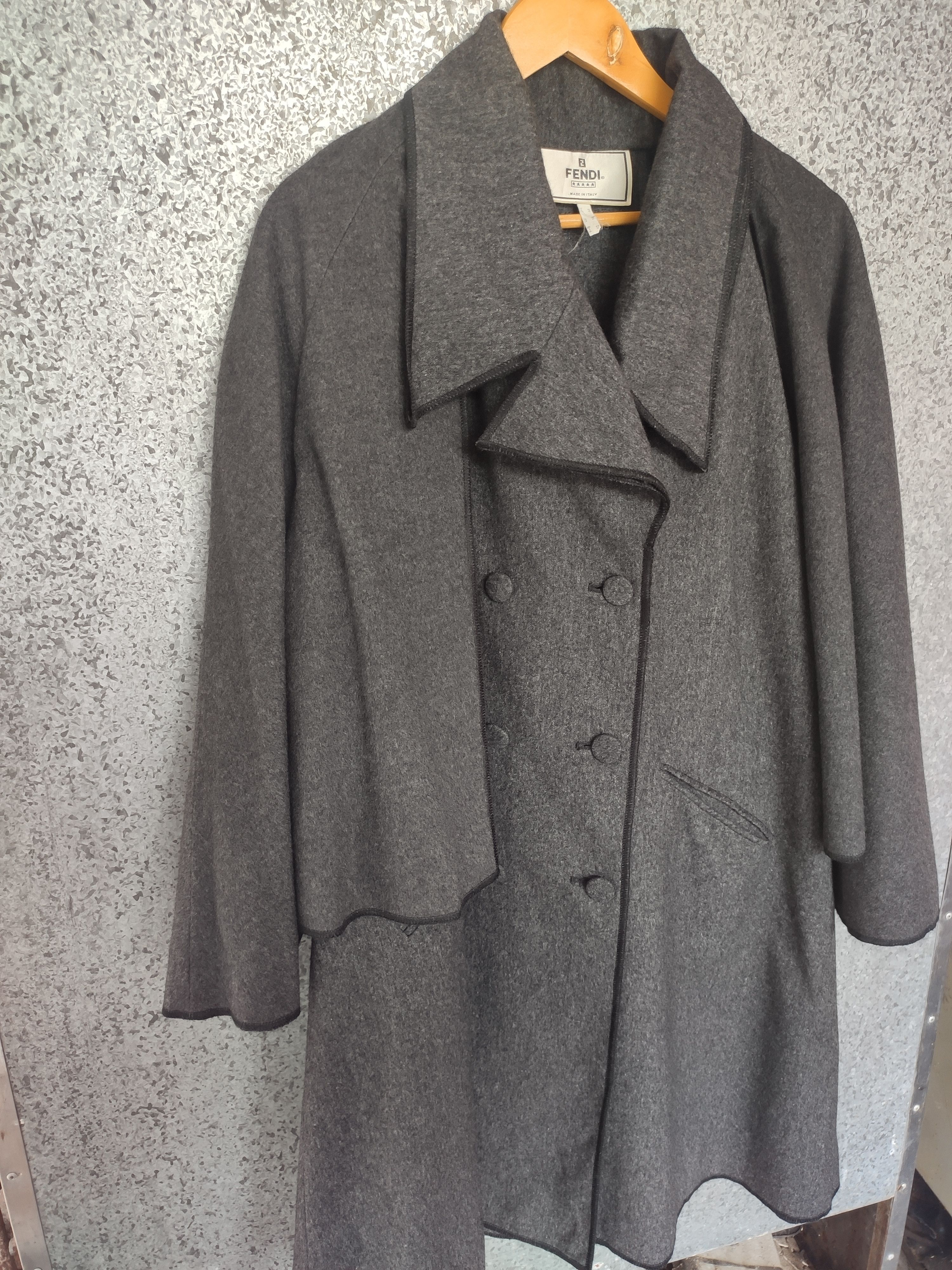 Fendi Fendi jacket wool double layer Size US L / EU 52-54 / 3 - 5 Thumbnail