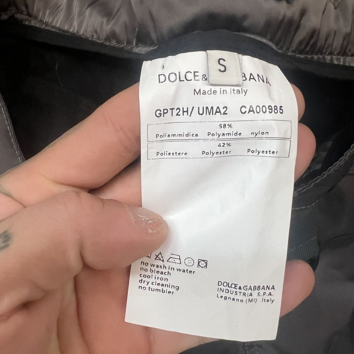 Dolce & Gabbana A/W 2003 Nylon Bondage Pants Size US 30 / EU 46 - 8 Thumbnail