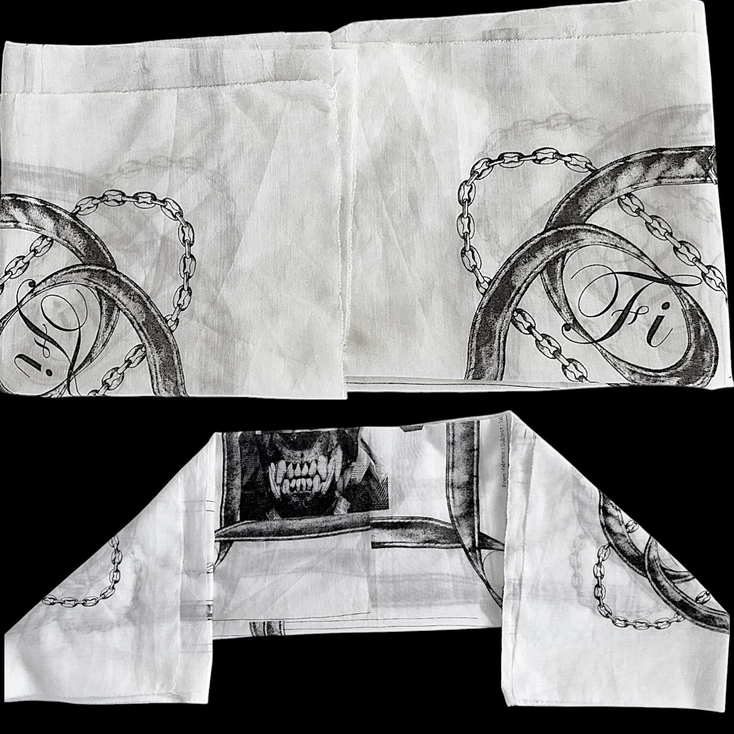 Vintage Fabrics Interseason Archive Scarf – FW 2004-05 "Adhocracy" Size ONE SIZE - 12 Thumbnail