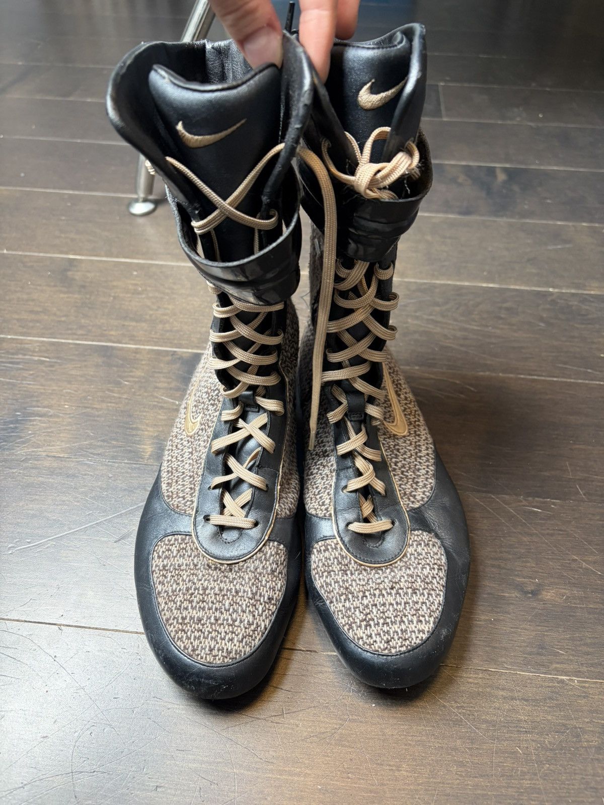 Nike Vintage Nike Hypnotize Leather Boxing Boots Size US 8.5 / IT 38.5 - 7 Thumbnail