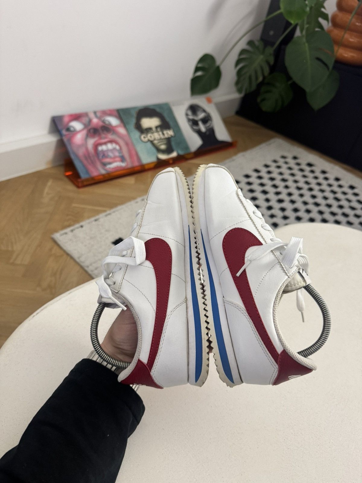 Nike Nike Cortez Basic “Forrest Gump” Leather Low Sneakers Hype Size US 6.5 / IT 36.5 - 4 Thumbnail