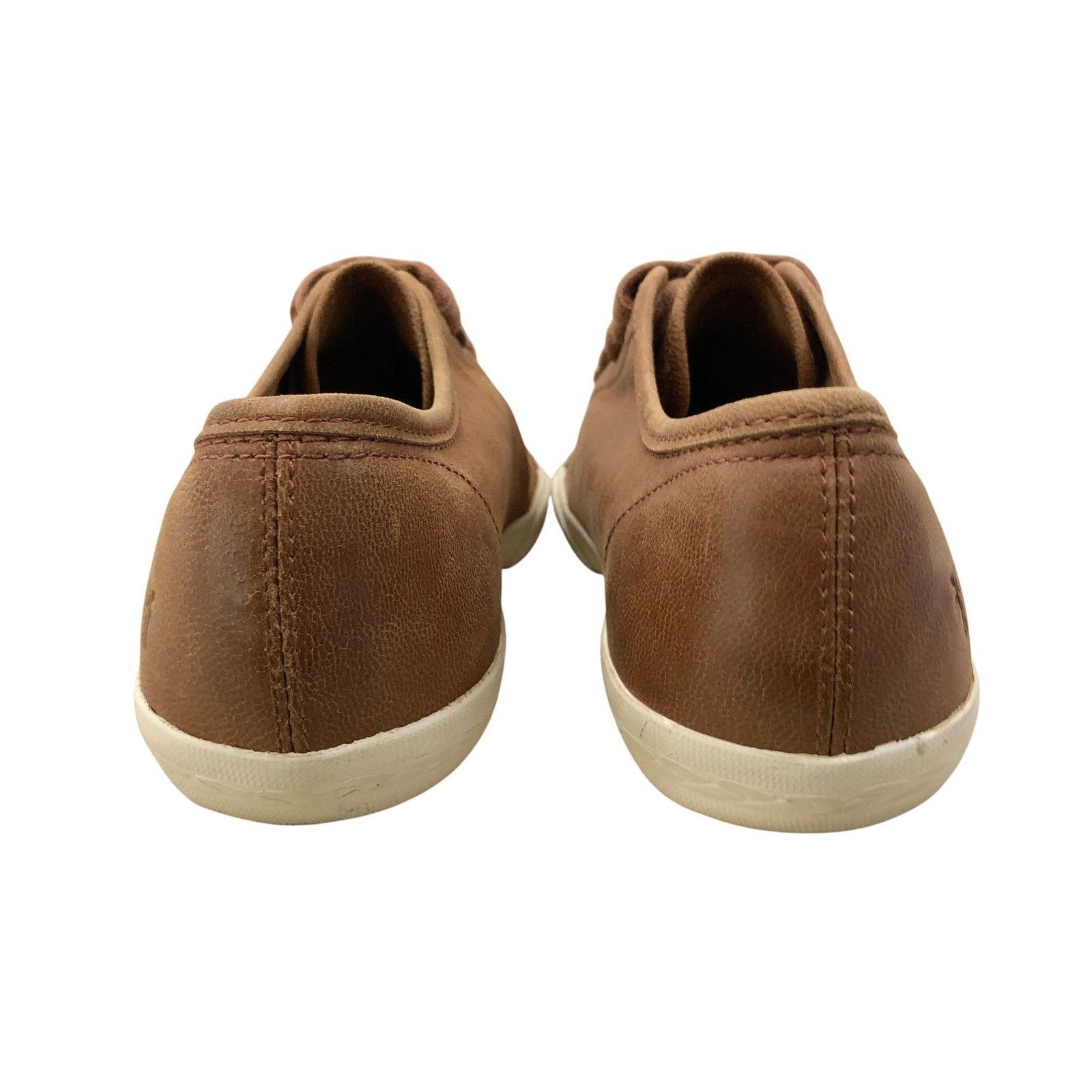 Frye Frye Shoes 7M Leather Low Top Sneakers Cognac Casual Lace Up Size US 7 / IT 37 - 4 Thumbnail