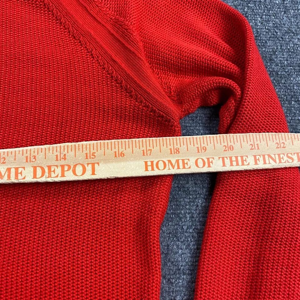 Athleta Athleta Sweater Women's Small Red Round Neck Tunic Knit Size S / US 4 / IT 40 - 4 Thumbnail