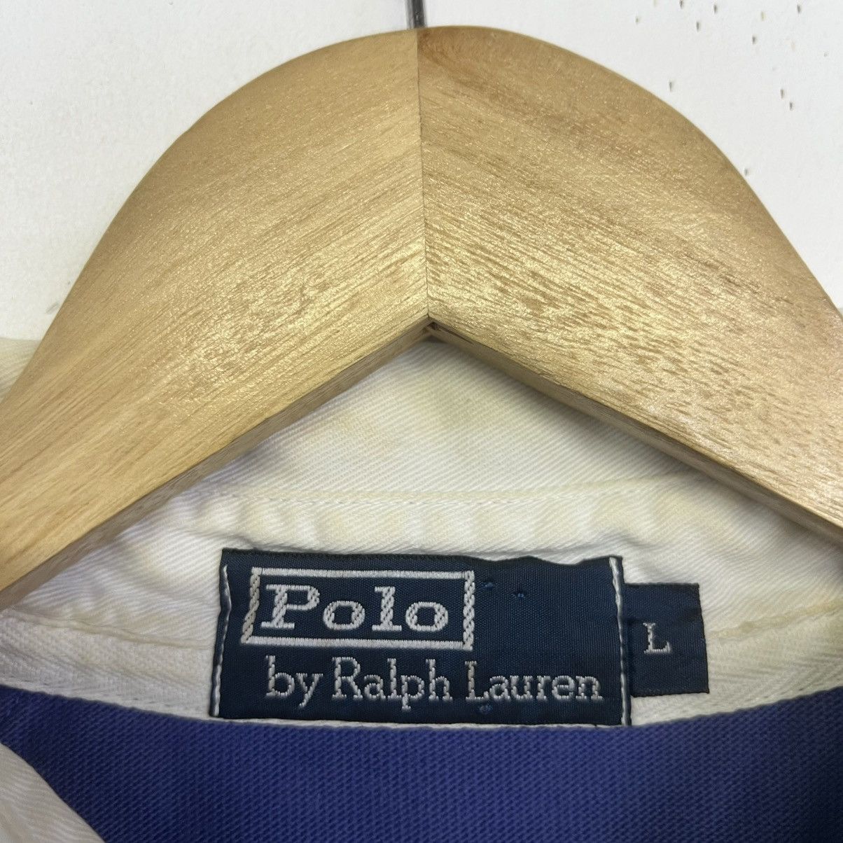 Polo Ralph Lauren POLO RALPH LAUREN VINTAGE RUGBY HEAVYWEIGHT COTTON SHIRT Size US L / EU 52-54 / 3 - 8 Thumbnail