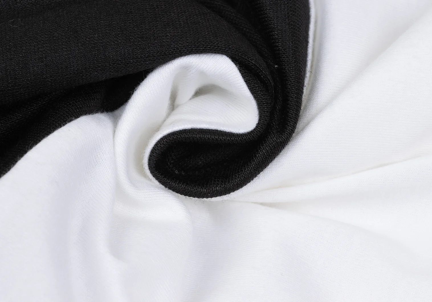Jean Paul Gaultier Cotton and Ramie Raglan Cut Sewn Top in Black and White Size US M / EU 48-50 / 2 - 12 Thumbnail