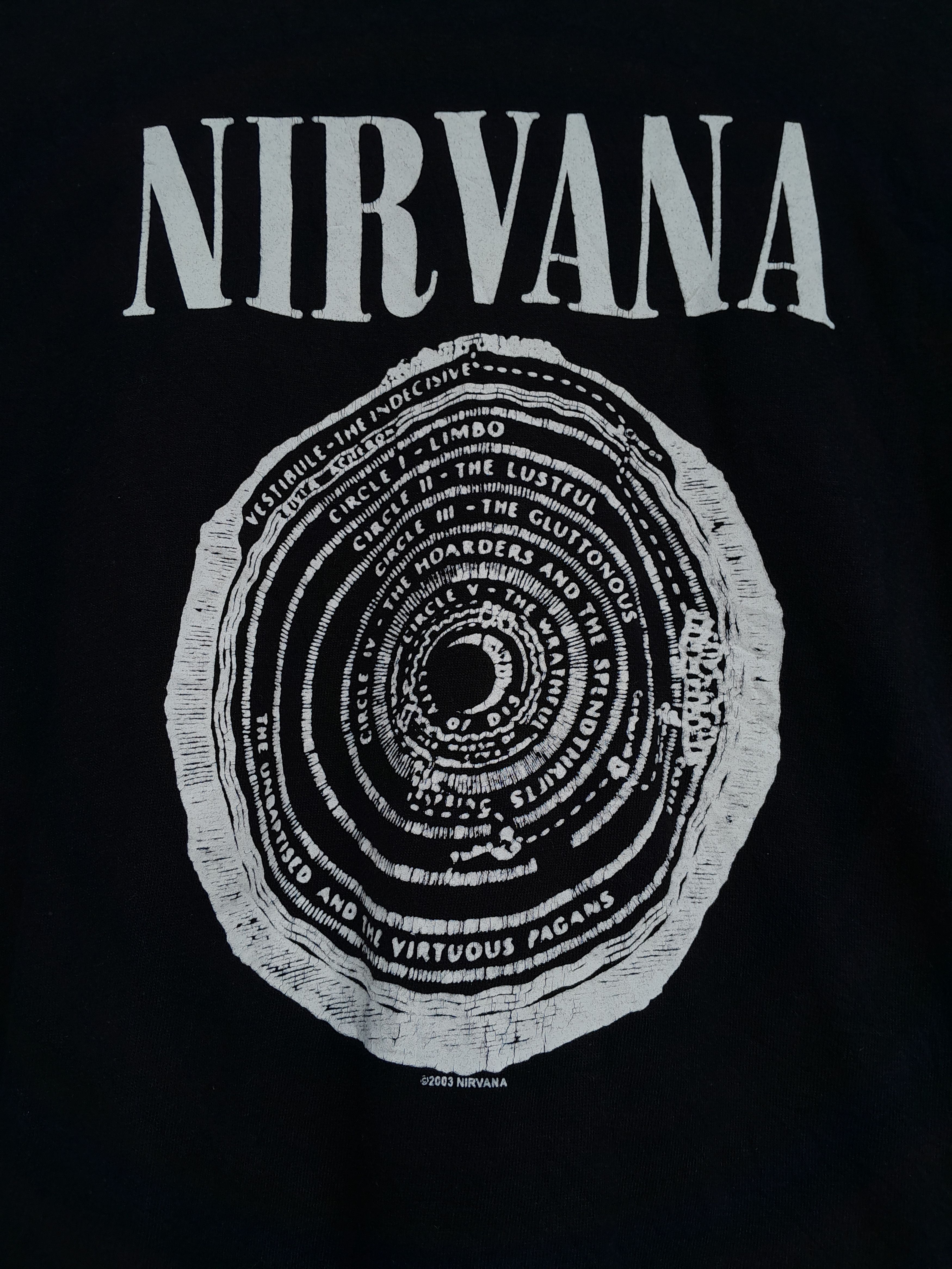 Band Tees Vintage NIRVANA Vestibule circle limbo shirt Size US M / EU 48-50 / 2 - 7 Thumbnail