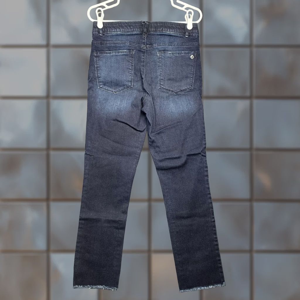 Vintage VINTAGE Democracy Jeans Womens 8 AB Technology Skinny Jegging Stretch Frayed Hem Denim Size 30" / US 8 / IT 44 - 1 Thumbnail