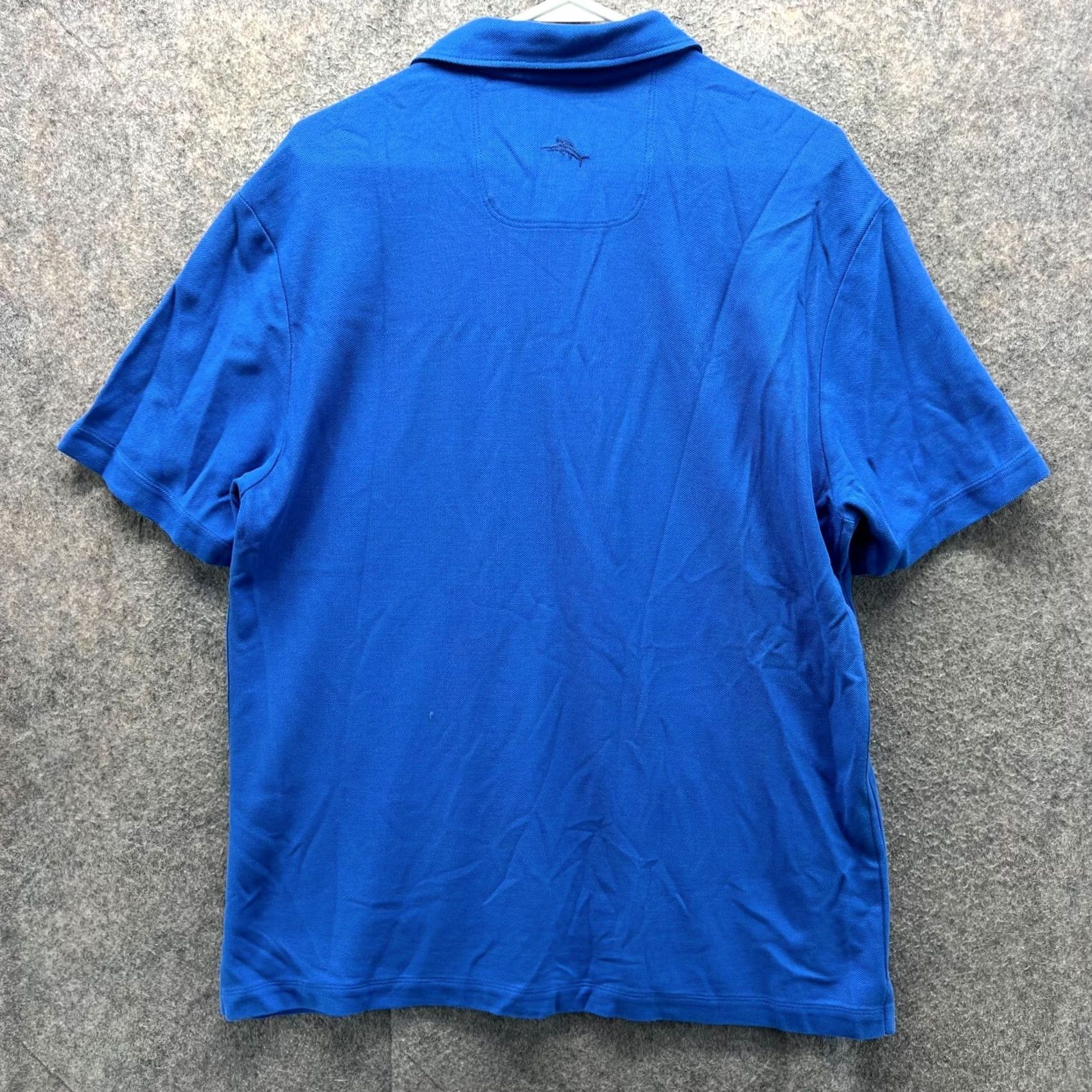 Tommy Bahama VINTAGE Tommy Bahama Polo Shirt Mens Medium Royal Blue Island Zone Supima Cotton Trim Size US M / EU 48-50 / 2 - 2 Thumbnail