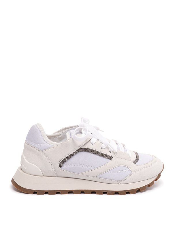 image of Brunello Cucinelli O1W1Db10524 Sneakers In White, Women's (Size 9)