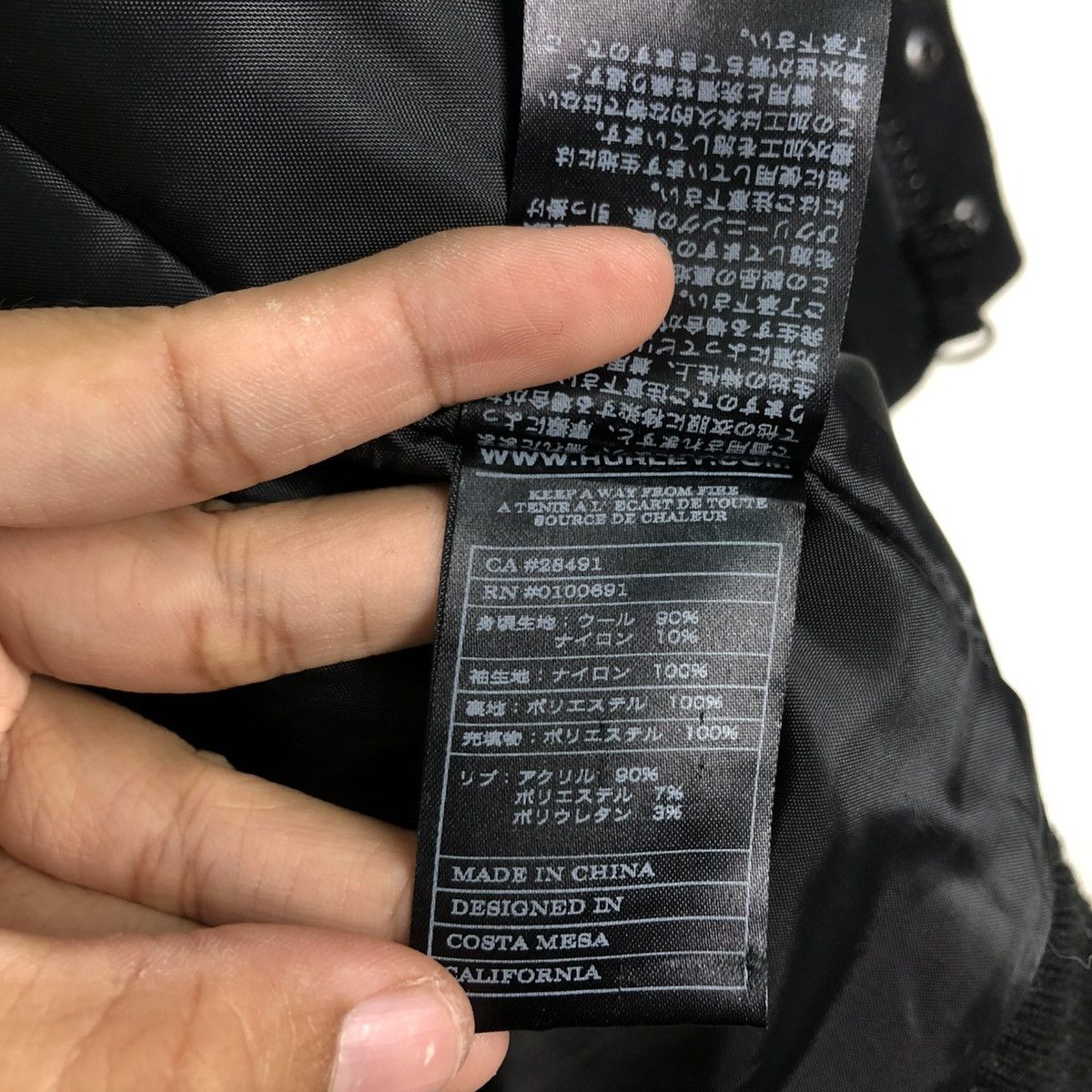 Japanese Brand 🔥RICH BLACK BOMBER JACKET DESIGN HURLEY ISSEY MIYAKE Size US M / EU 48-50 / 2 - 24 Thumbnail