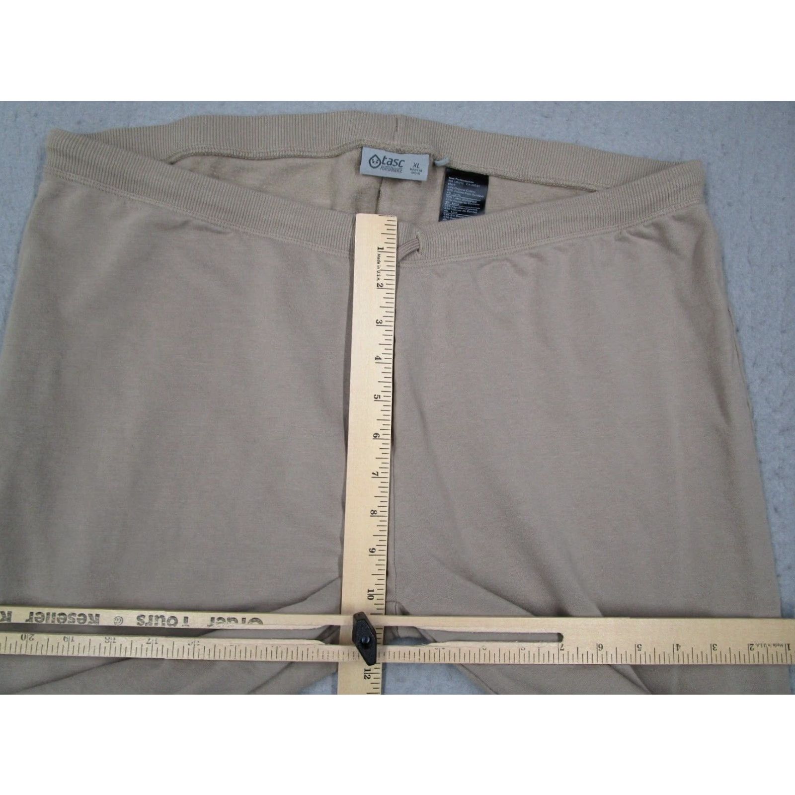 Vintage Tasc Women's Extra Large Beige Jogger Pants Organic Bamboo Blend Size 40" / US 18 - 5 Thumbnail