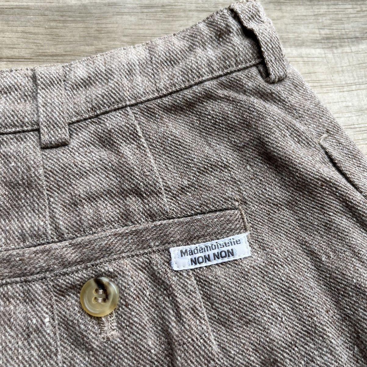 Issey Miyake × Japanese Brand × Mademoiselle Non Non MADEMOISELLE NON NON LINEN PANTS Size 27" / US 4 / IT 40 - 7 Thumbnail