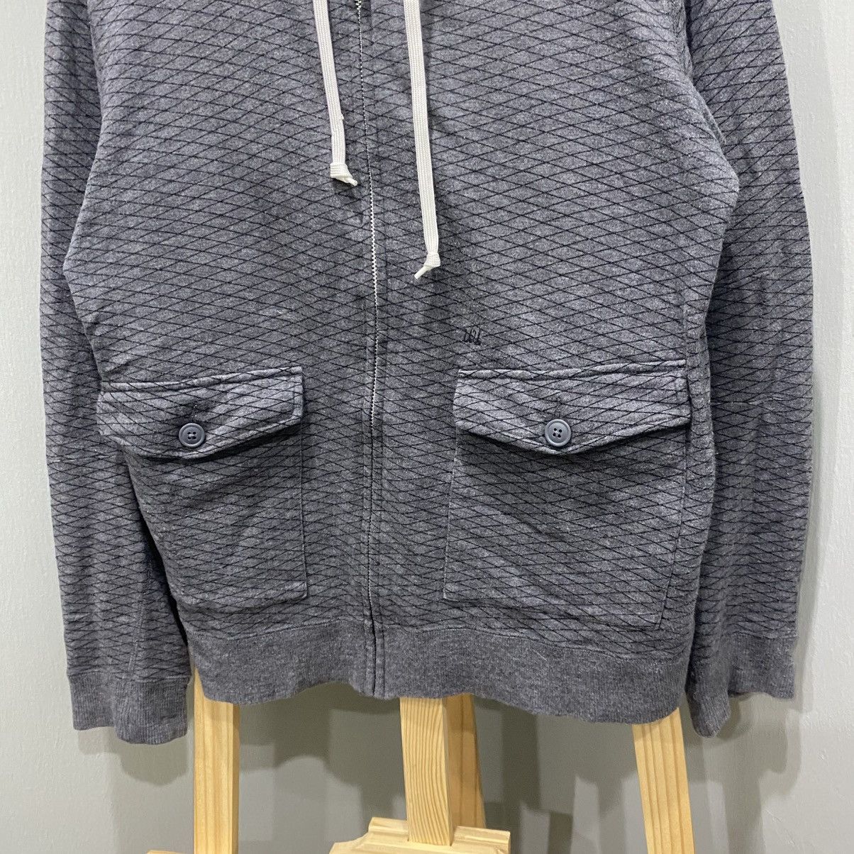 Undercover × Uniqlo Undercover x Uniqlo UU Diamond Pattern Zip Hoodie Size US M / EU 48-50 / 2 - 4 Thumbnail
