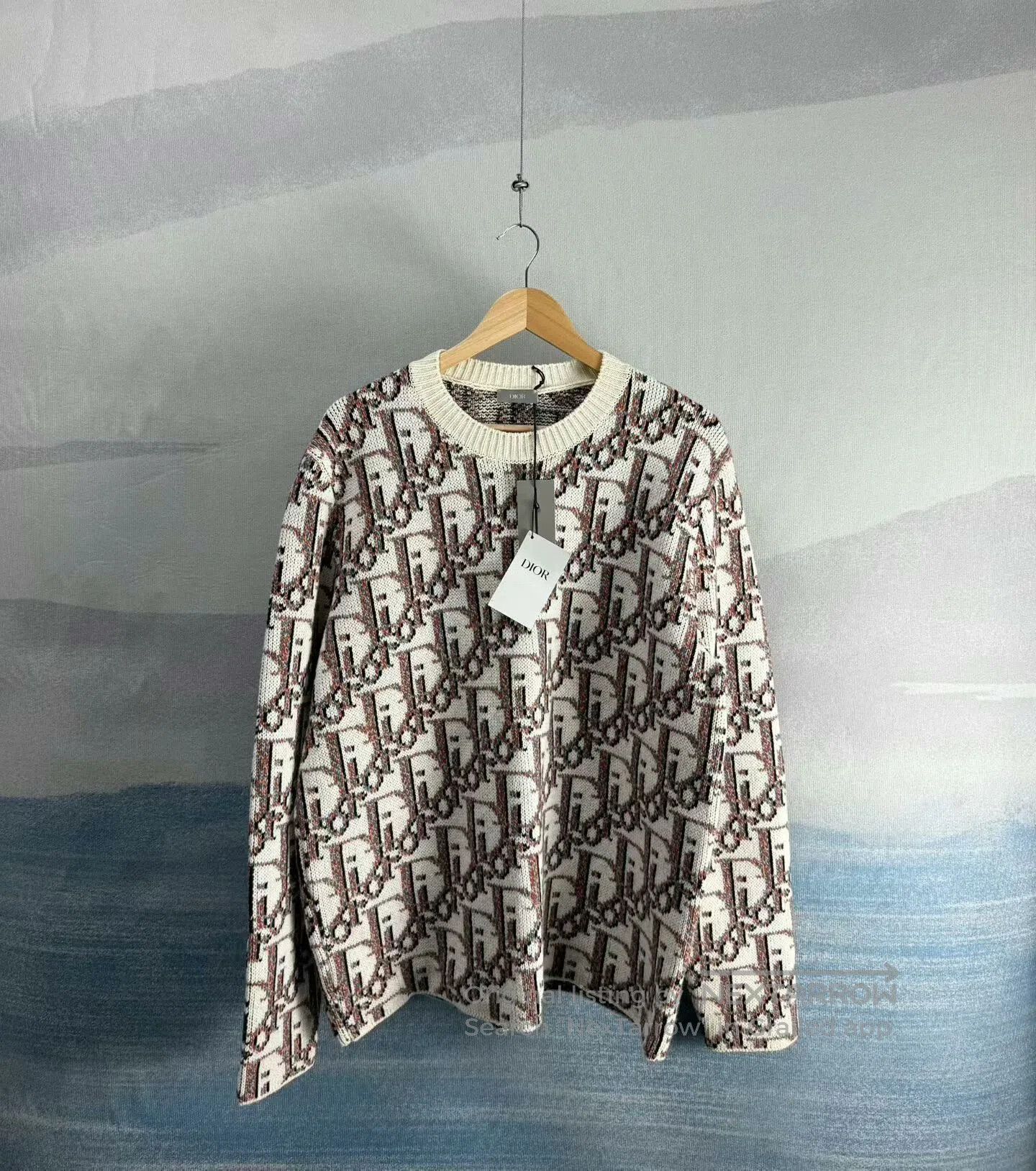 Other dior x shawn stussy brown wool sweater. Size US L / EU 52-54 / 3 - 1 Thumbnail