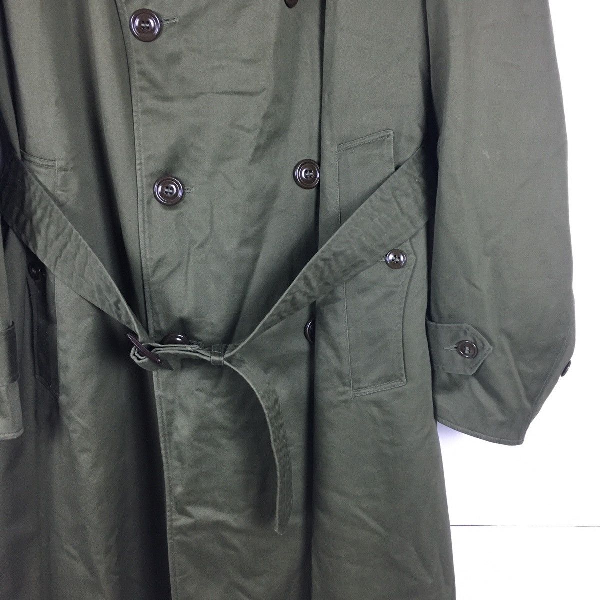 Vintage Vintage Military 50s Inspector Overcoat Size US XL / EU 56 / 4 - 4 Thumbnail