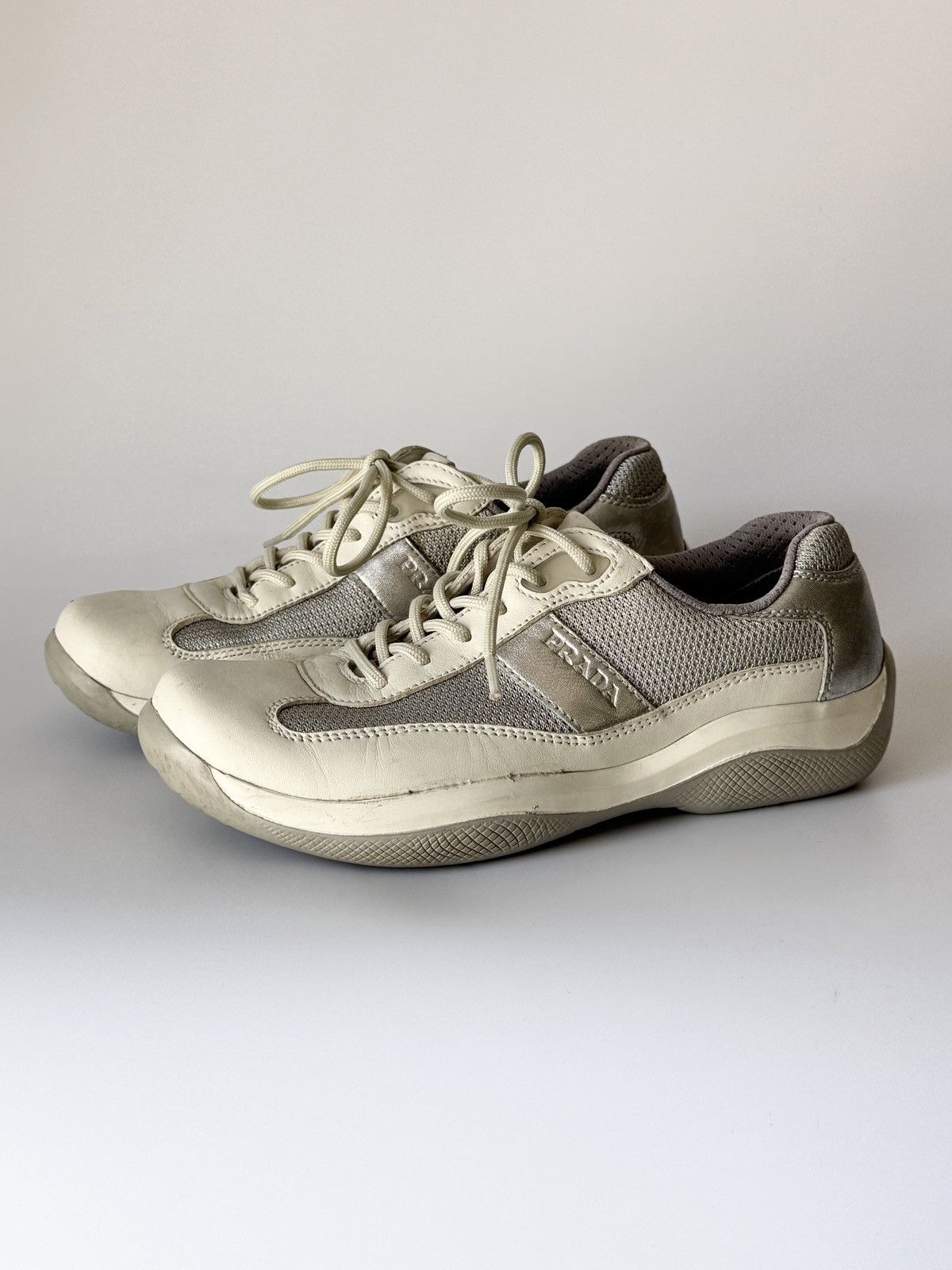 Prada Prada Americas Cup Vintage Sneakers Size US 5 / IT 35 - 6 Thumbnail
