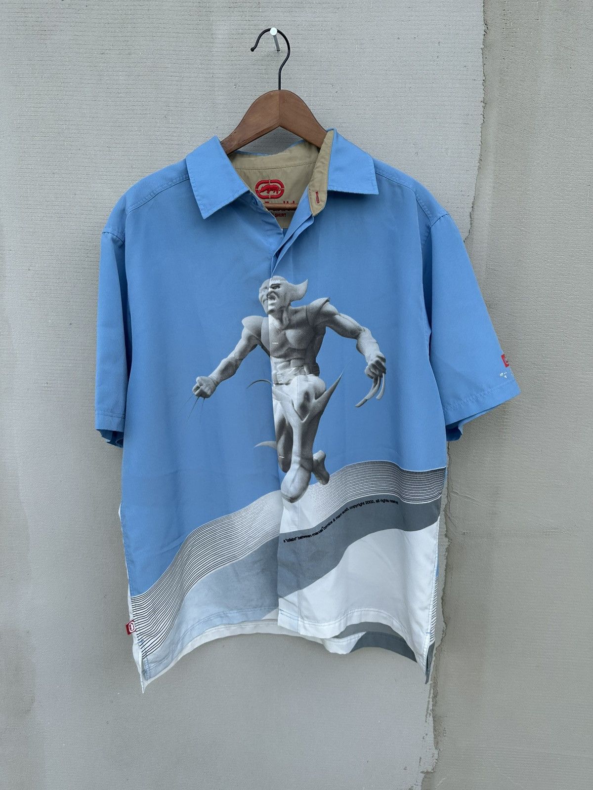 Ecko Unltd. × Vintage Vintage Ecko x Marvel shirt- rare - streetwear Size US L / EU 52-54 / 3 - 1 Thumbnail