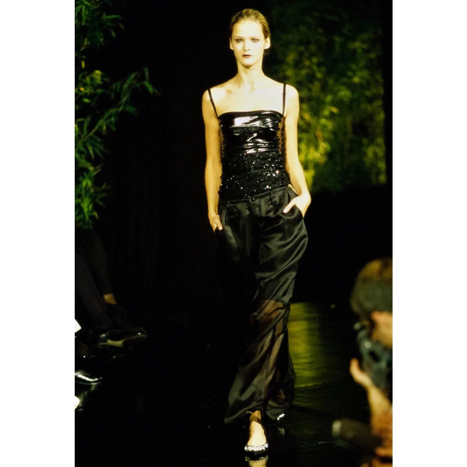 Dolce & Gabbana S/S 1999 Dolce & Gabbana paillettes beaded skirt set Size 27" / US 4 / IT 40 - 2 Thumbnail