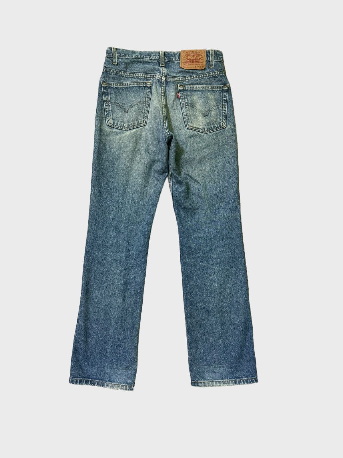 Levi's Vintage Levi's 517 Flared Bootcut Stonewash Jeans Size US 29 - 2 Thumbnail
