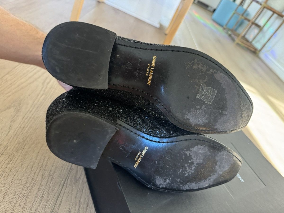 Saint Laurent Paris Black Glitter Caleb Boots 43 Size US 10 / EU 43 - 7 Thumbnail