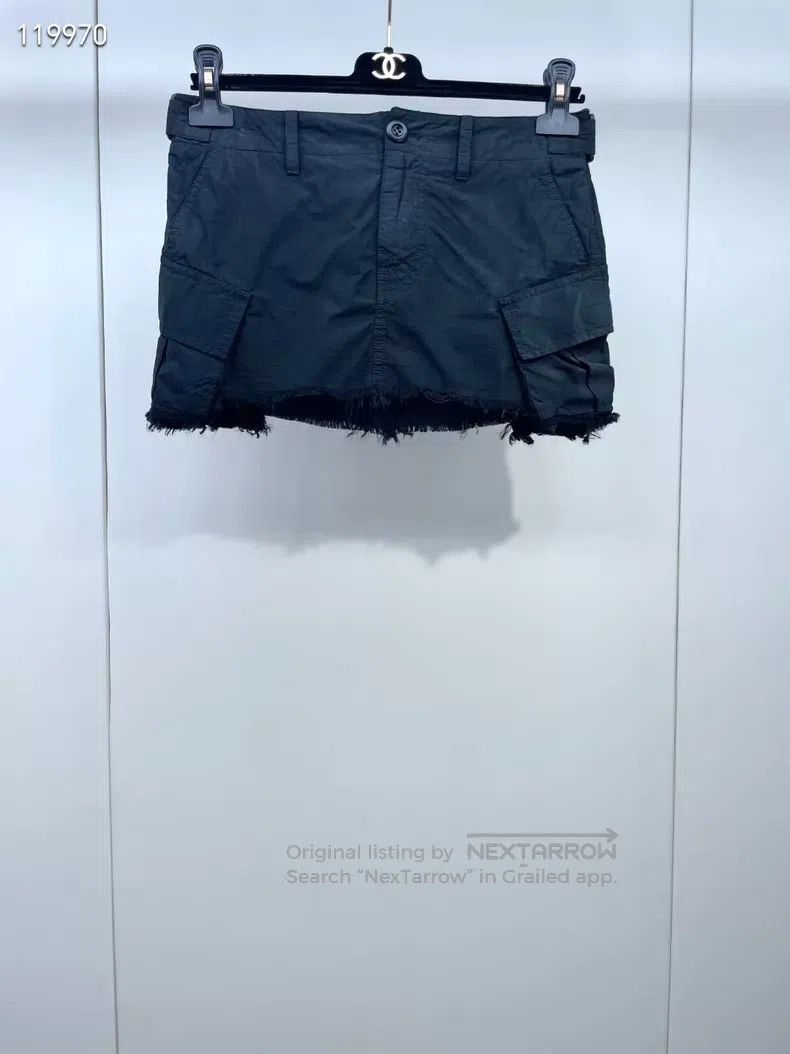 Balenciaga Balenciaga Fringed mini skirt Size 33" - 1 Thumbnail