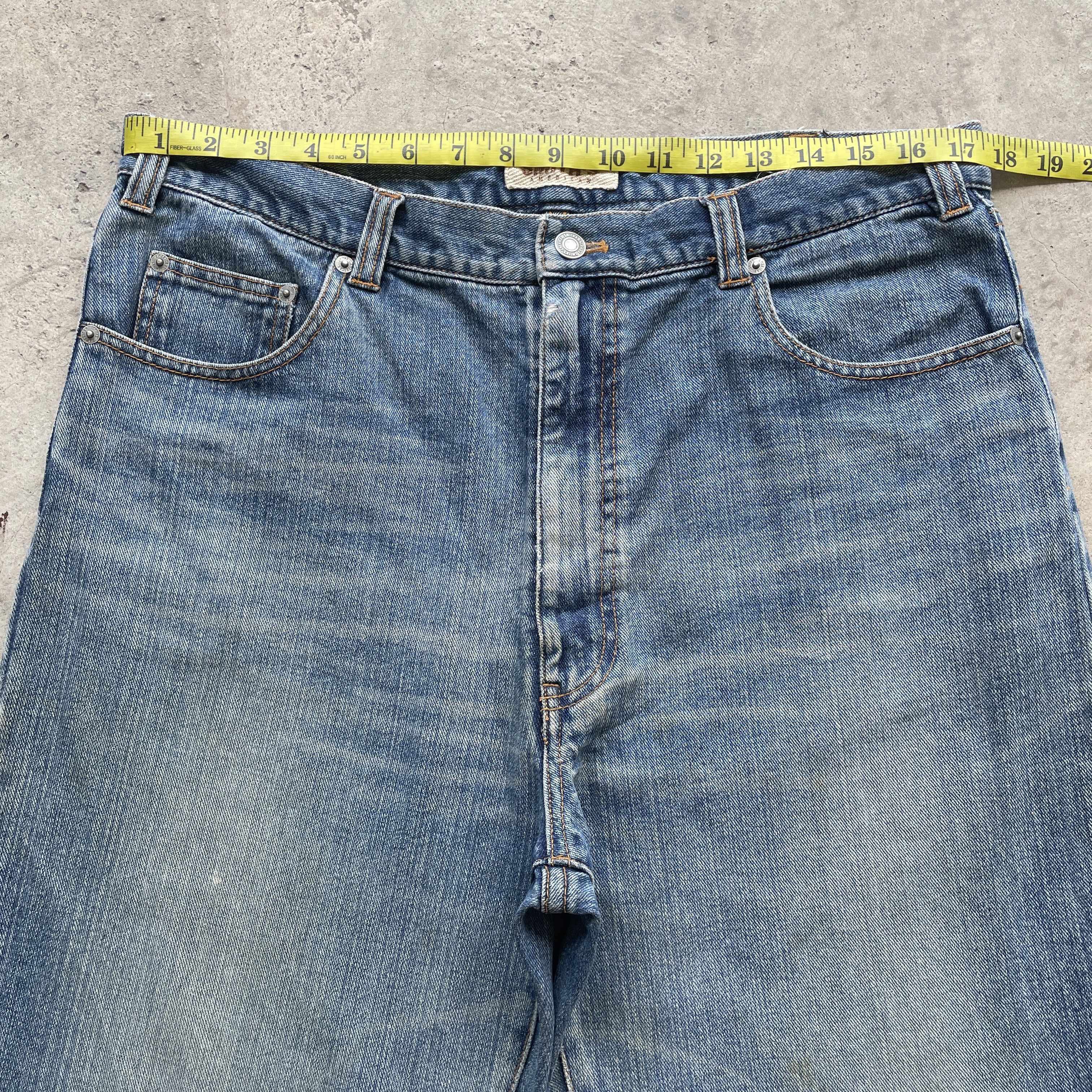 Jean × Vintage VINTAGE SMITH’S AMERICAN FADED DENIM BAGGY JEANS PANTS W35 Size US 35 - 5 Thumbnail