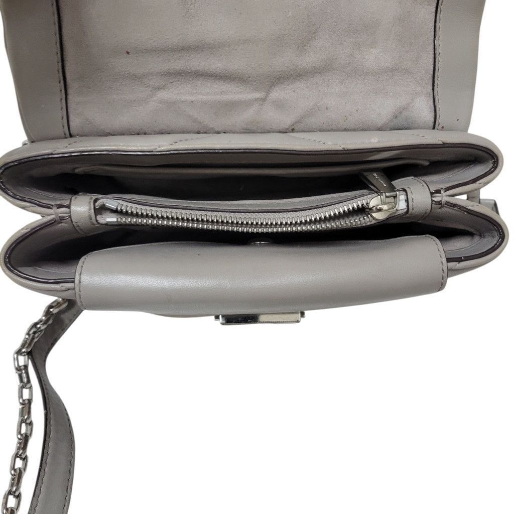 Michael Kors Michael Kors Cece Medium Quilted Leather Convertible Gray Size ONE SIZE - 8 Thumbnail