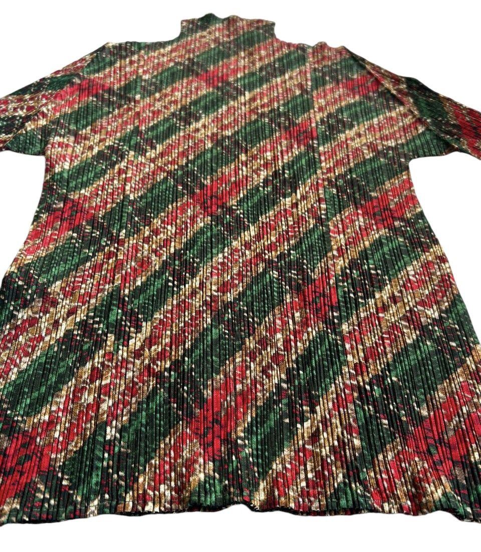 Pleats Please Issey Miyake PLEATS PLEASE by ISSEY MIYAKE Pleated Top Shirt Designer Size M / US 6-8 / IT 42-44 - 7 Thumbnail