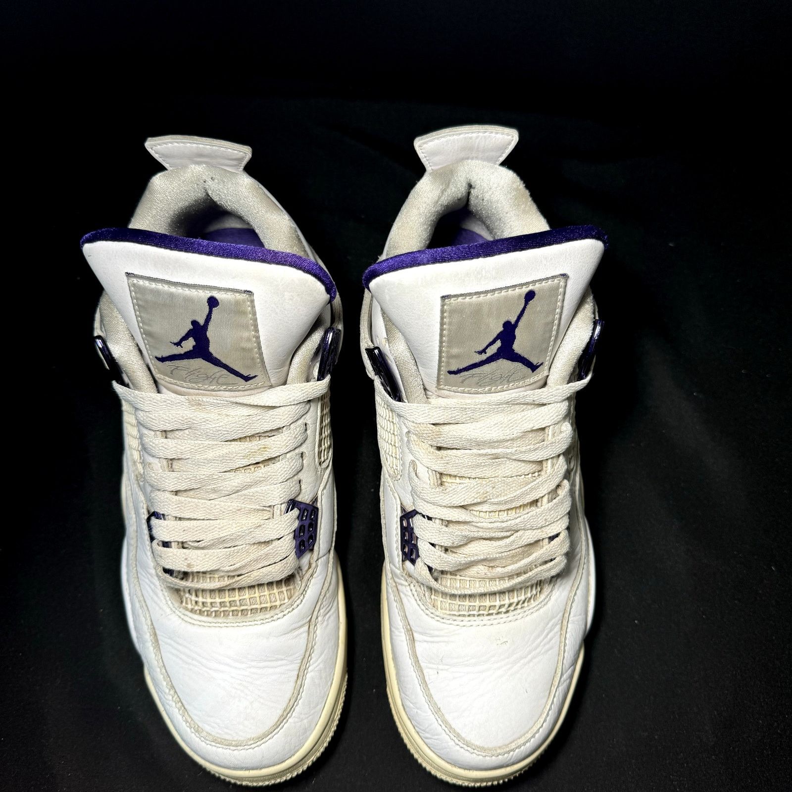 Jordan Brand × Nike Size 8 - Nike Air Jordan 4 Retro Purple Metallic Men's Shoes Size US 8 / EU 41 - 4 Thumbnail